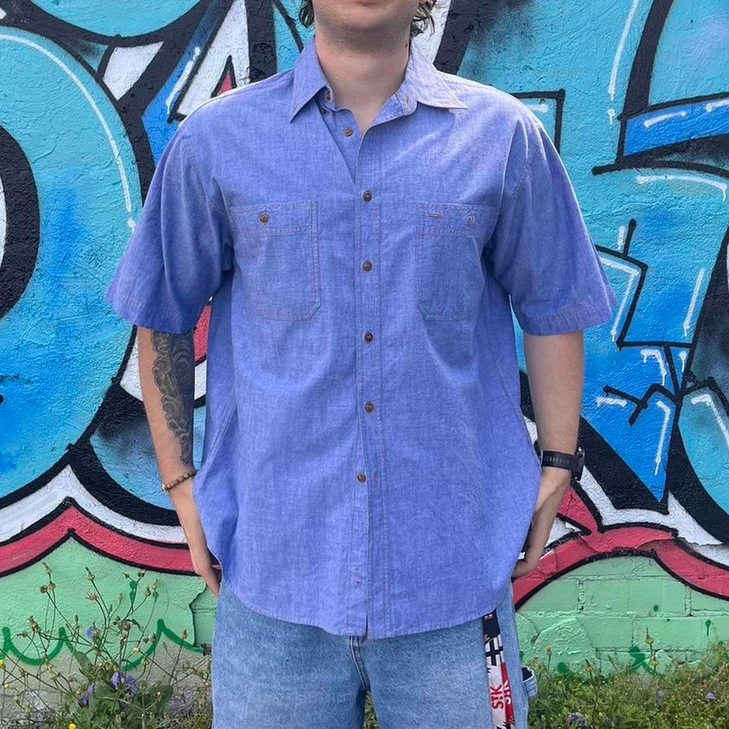 Bisley short sleeve button up