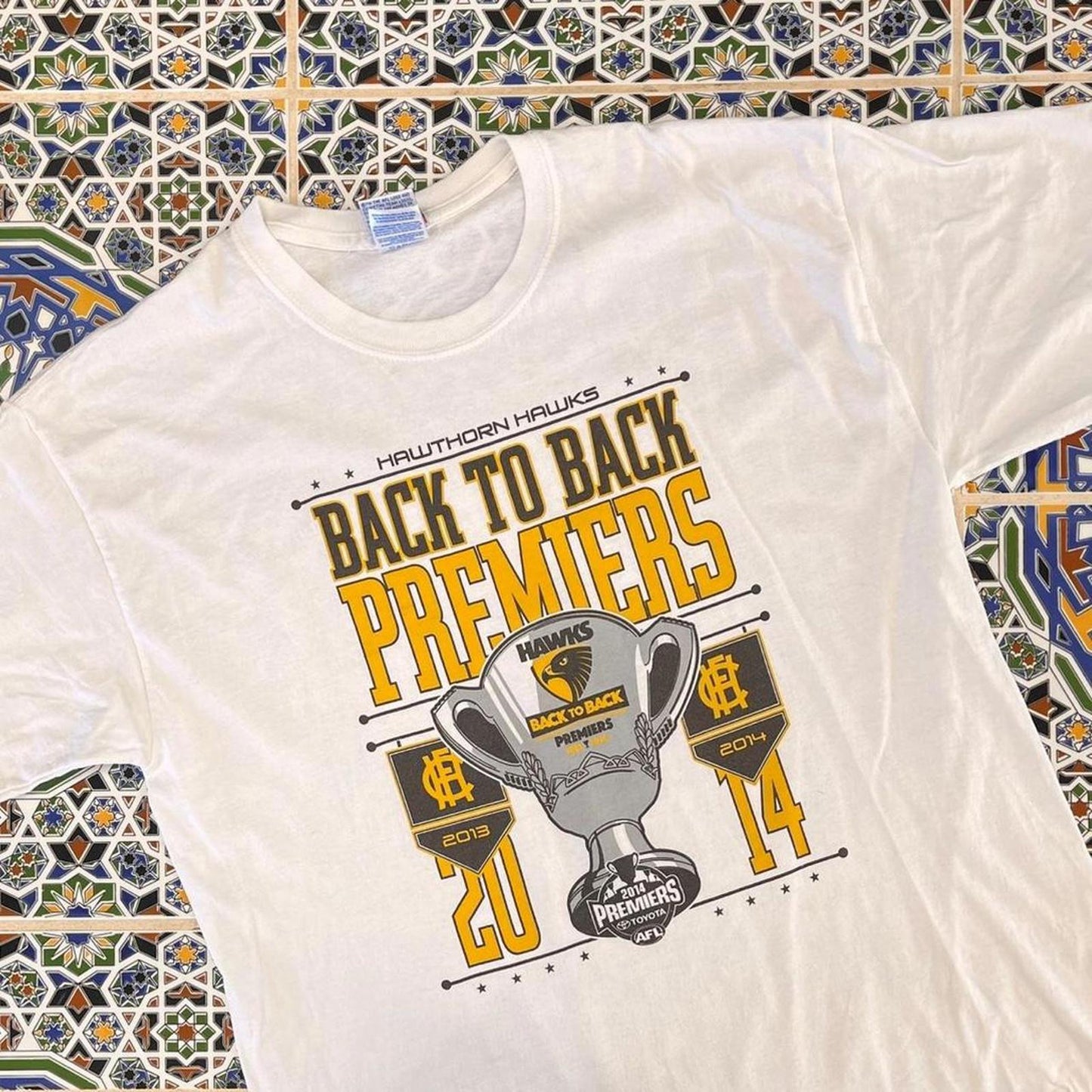 2014 hawthorn premiership tshirt
