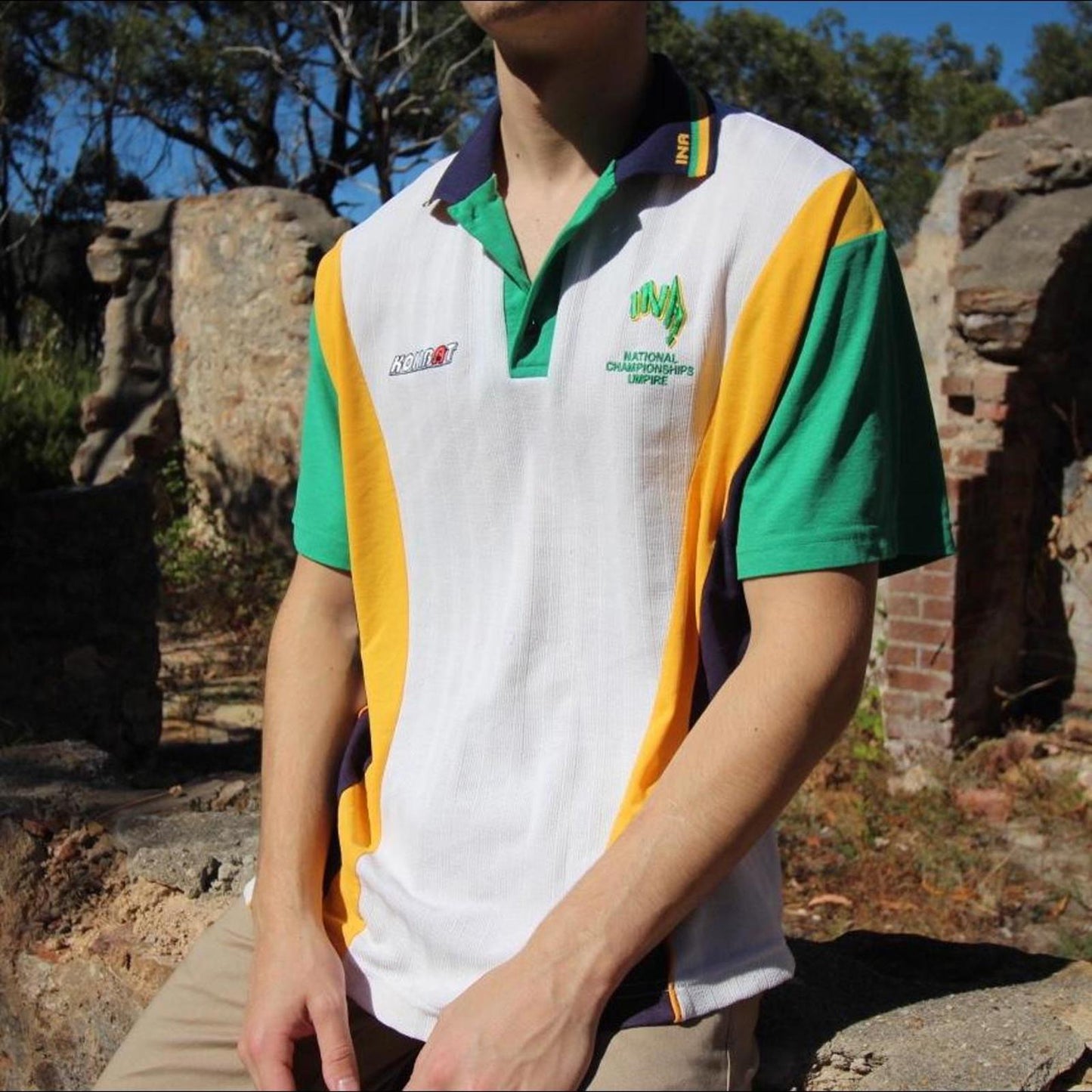 Vintage ina national champions umpire Kombat polo