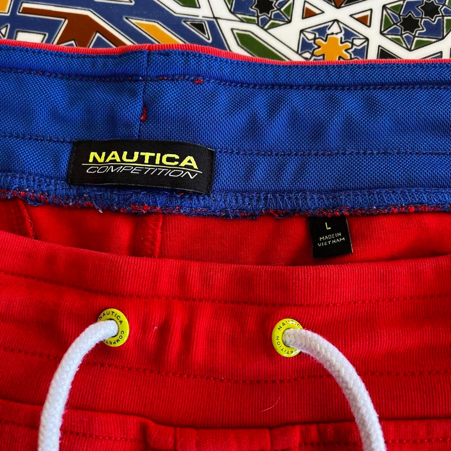 Nautica competition track pants shorts