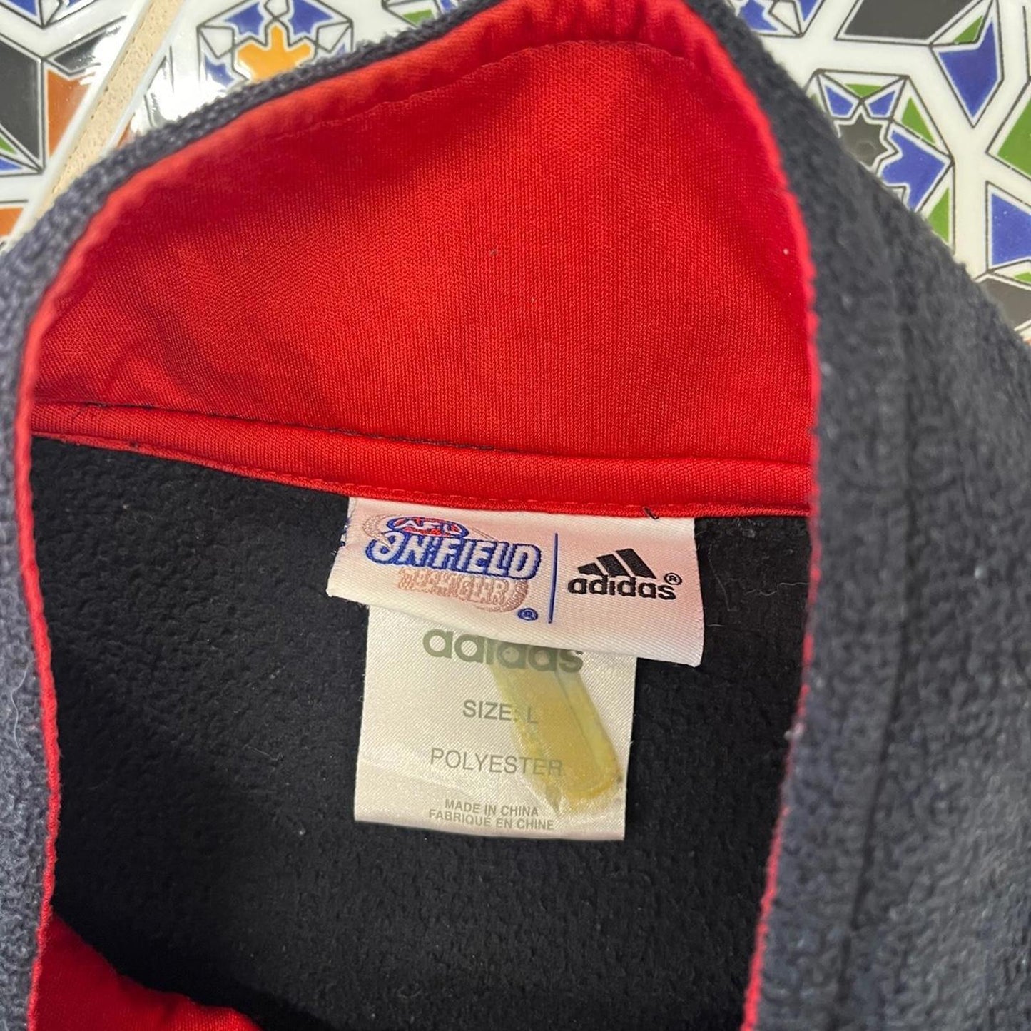 adidas Essendon quarter zip