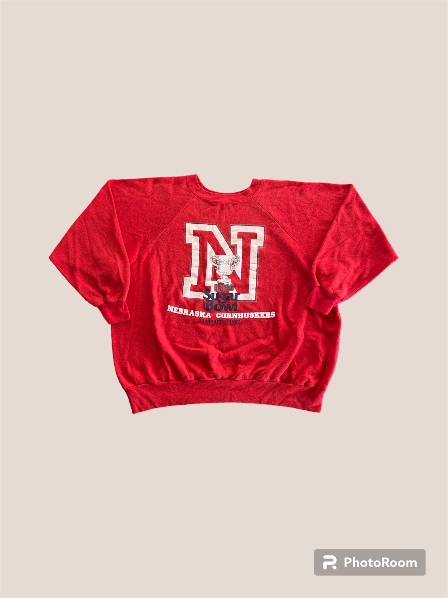 M Nebraska sugar bowl sweatshirt