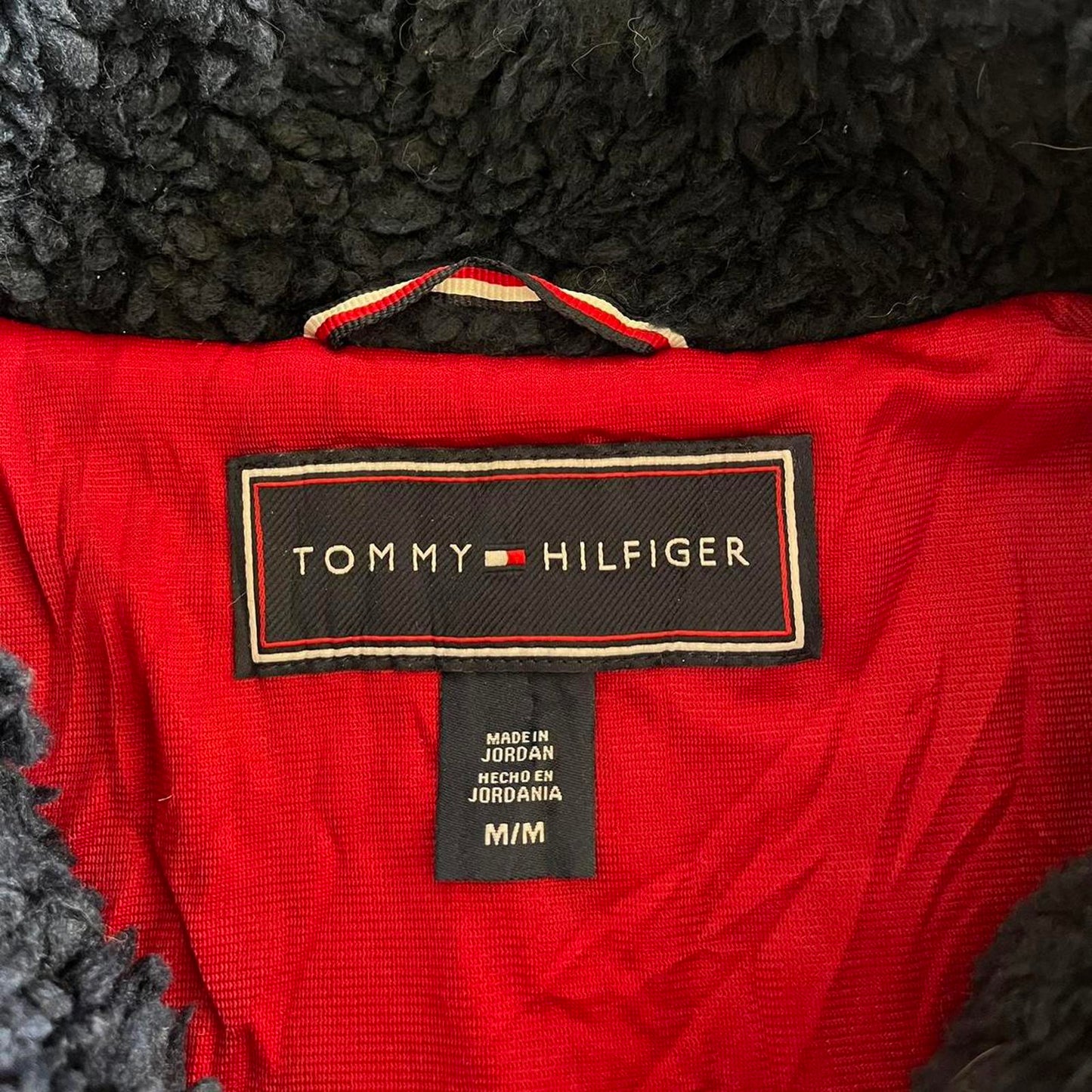 fluffy fleece tommy hilfiger sweater jacket