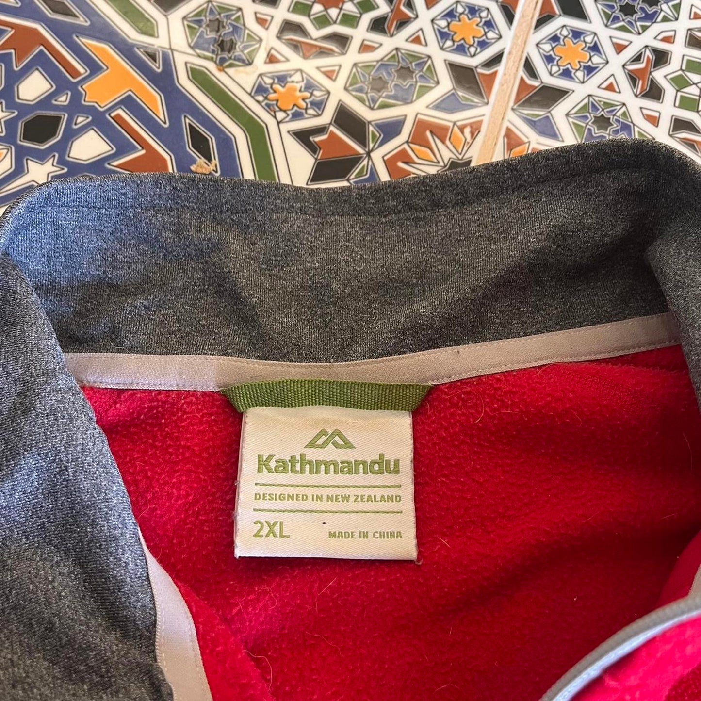 kathmandu fleece 1/4 zip jumper