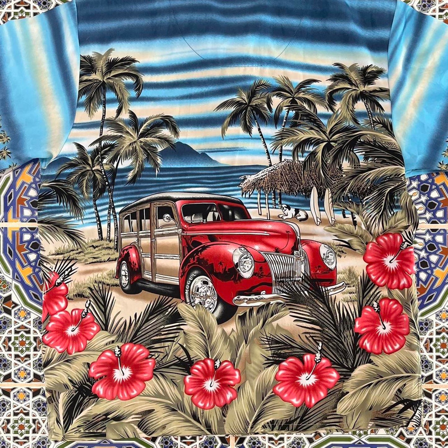 mogul short sleeved button up shirt