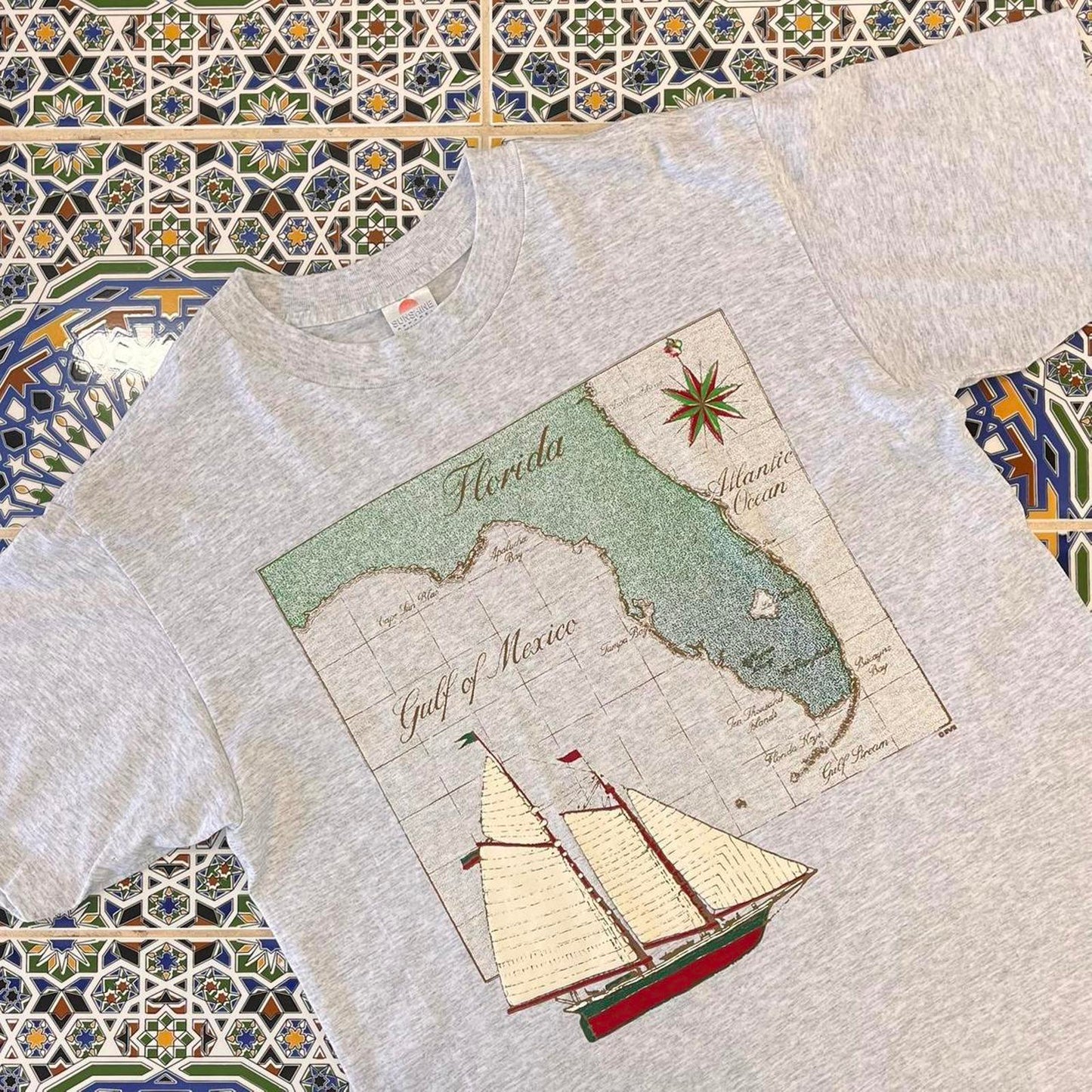 vintage golf of Mexico, Florida tourist tee