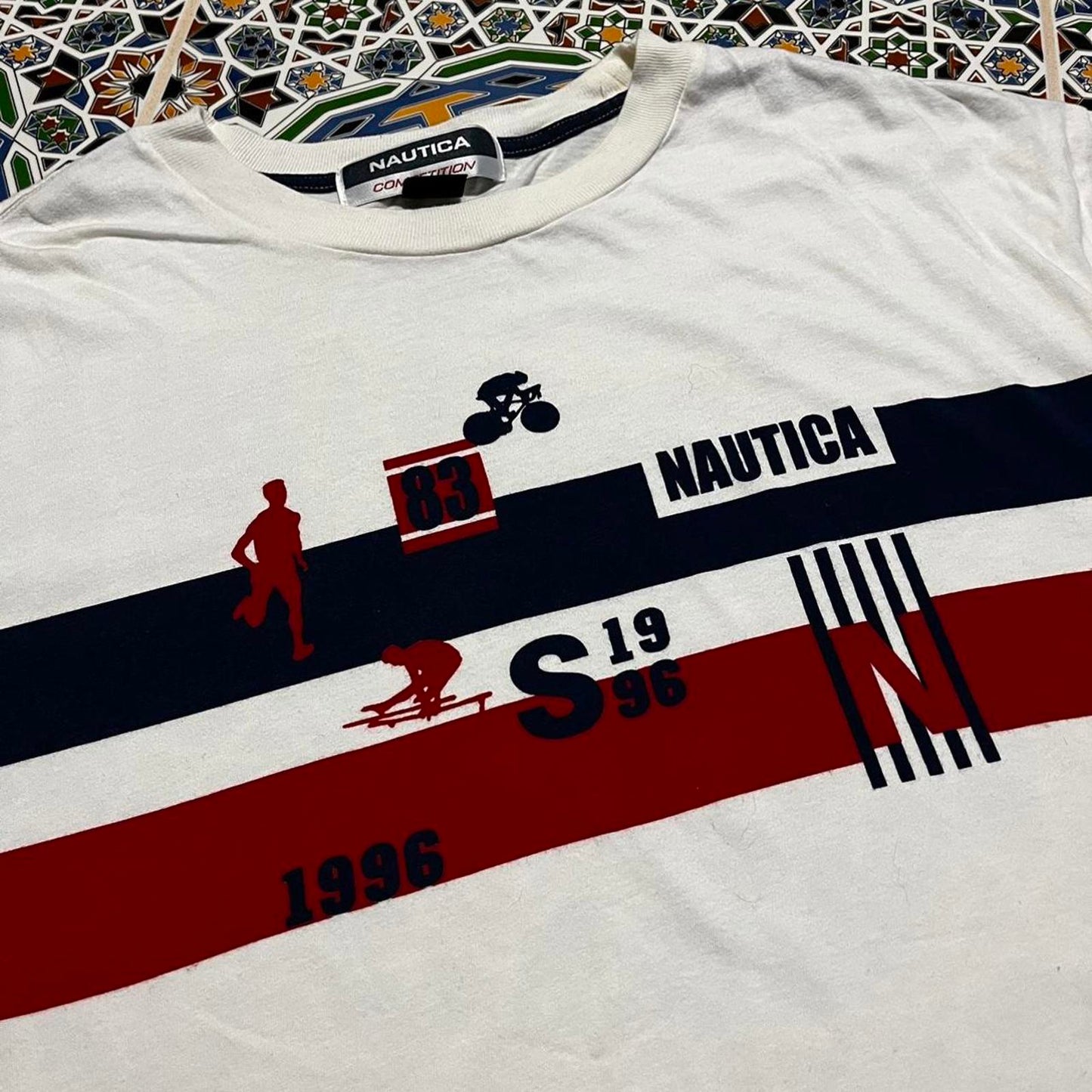 Nautica competition Olympic themed tee