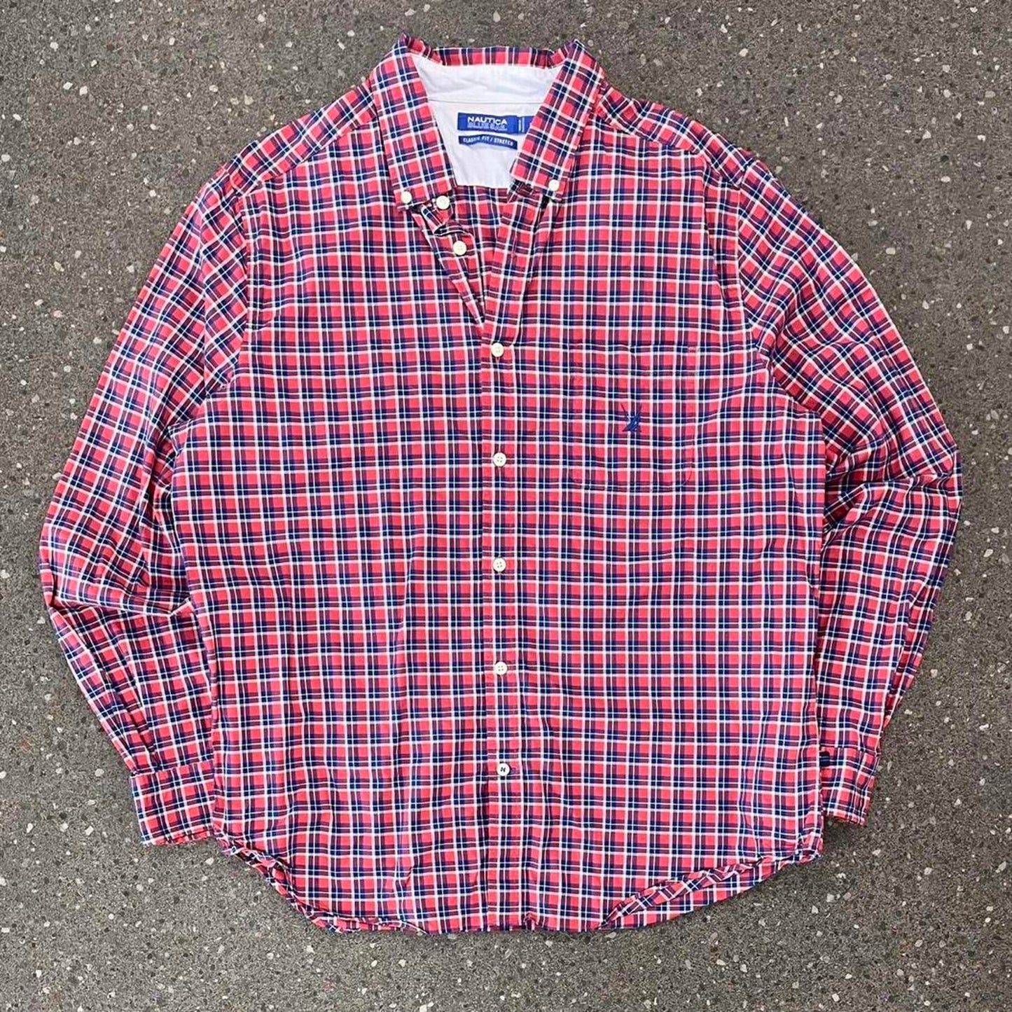 nautica blue sail button up shirt
