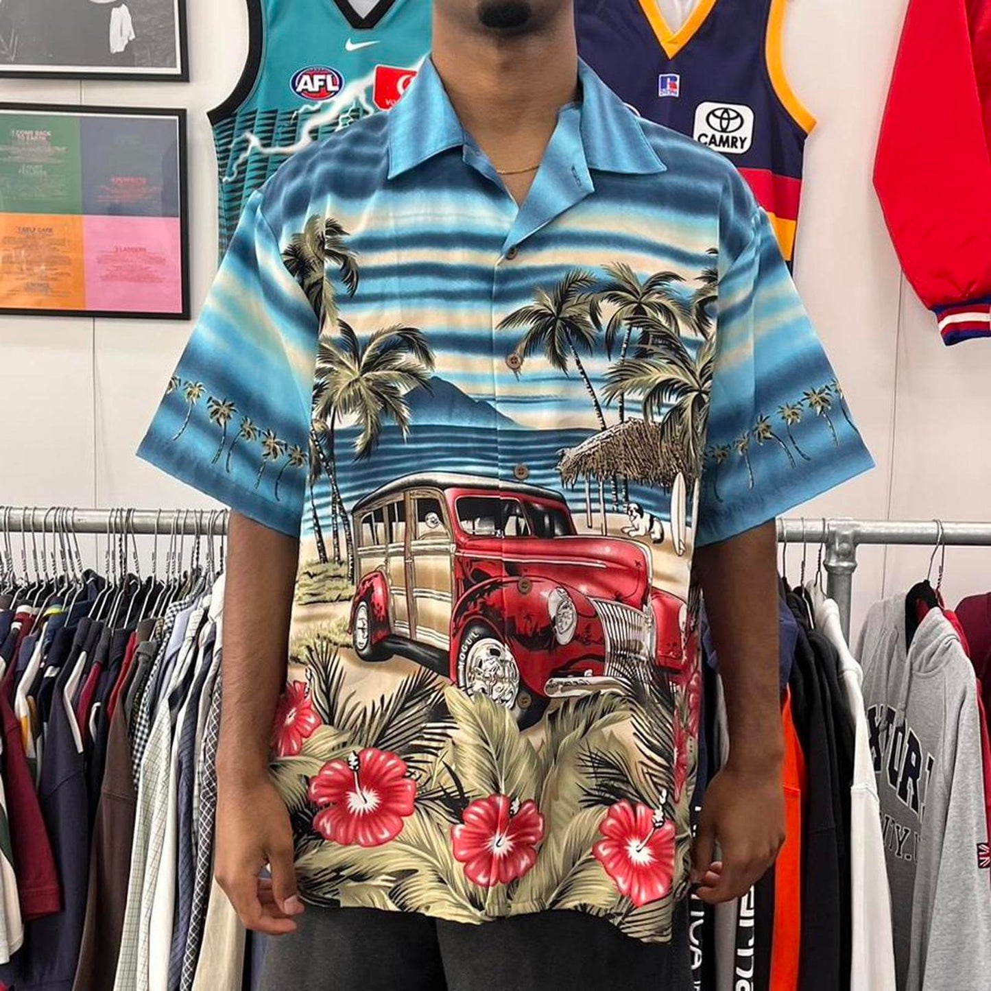 mogul short sleeved button up shirt