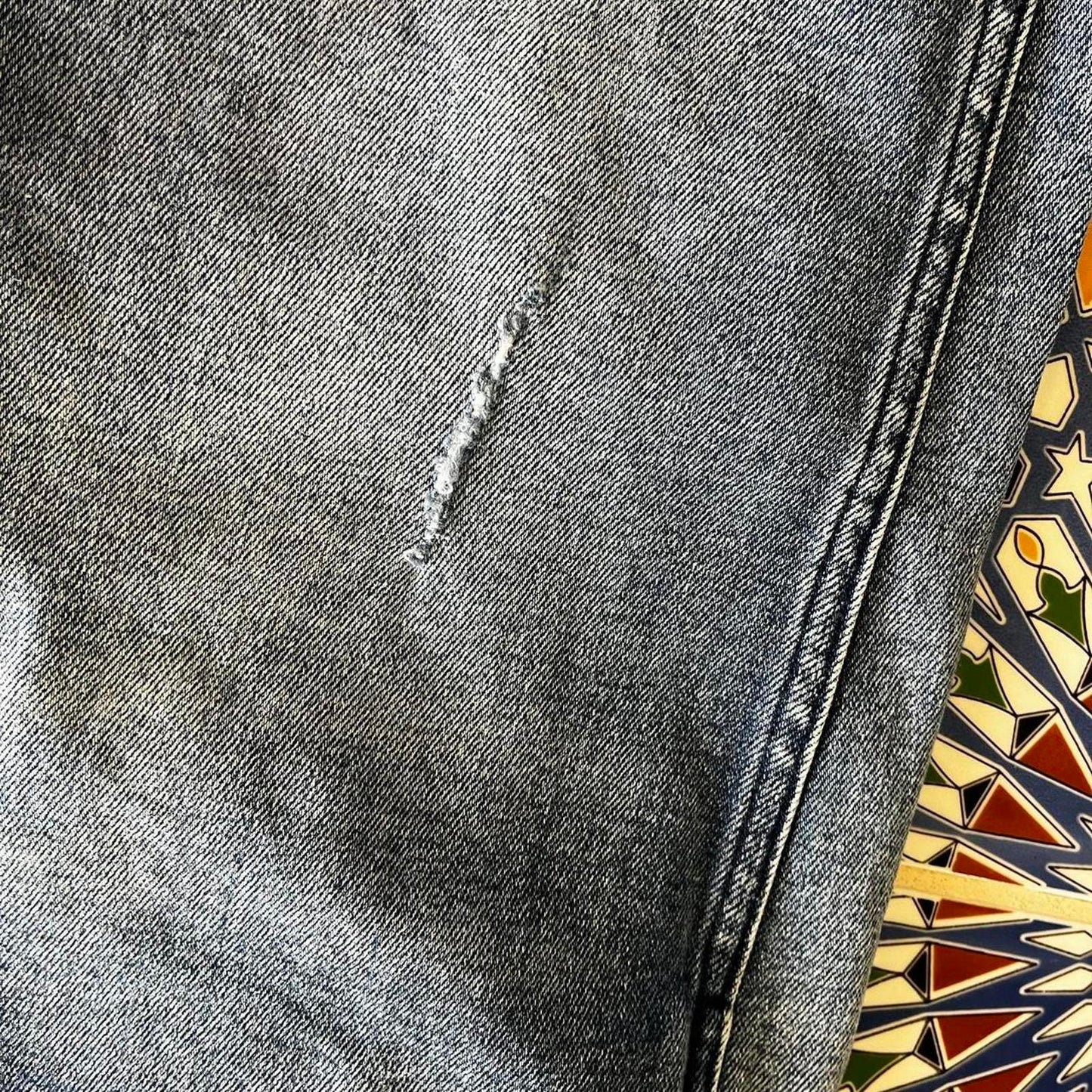 wrangler straight cut denim jeans