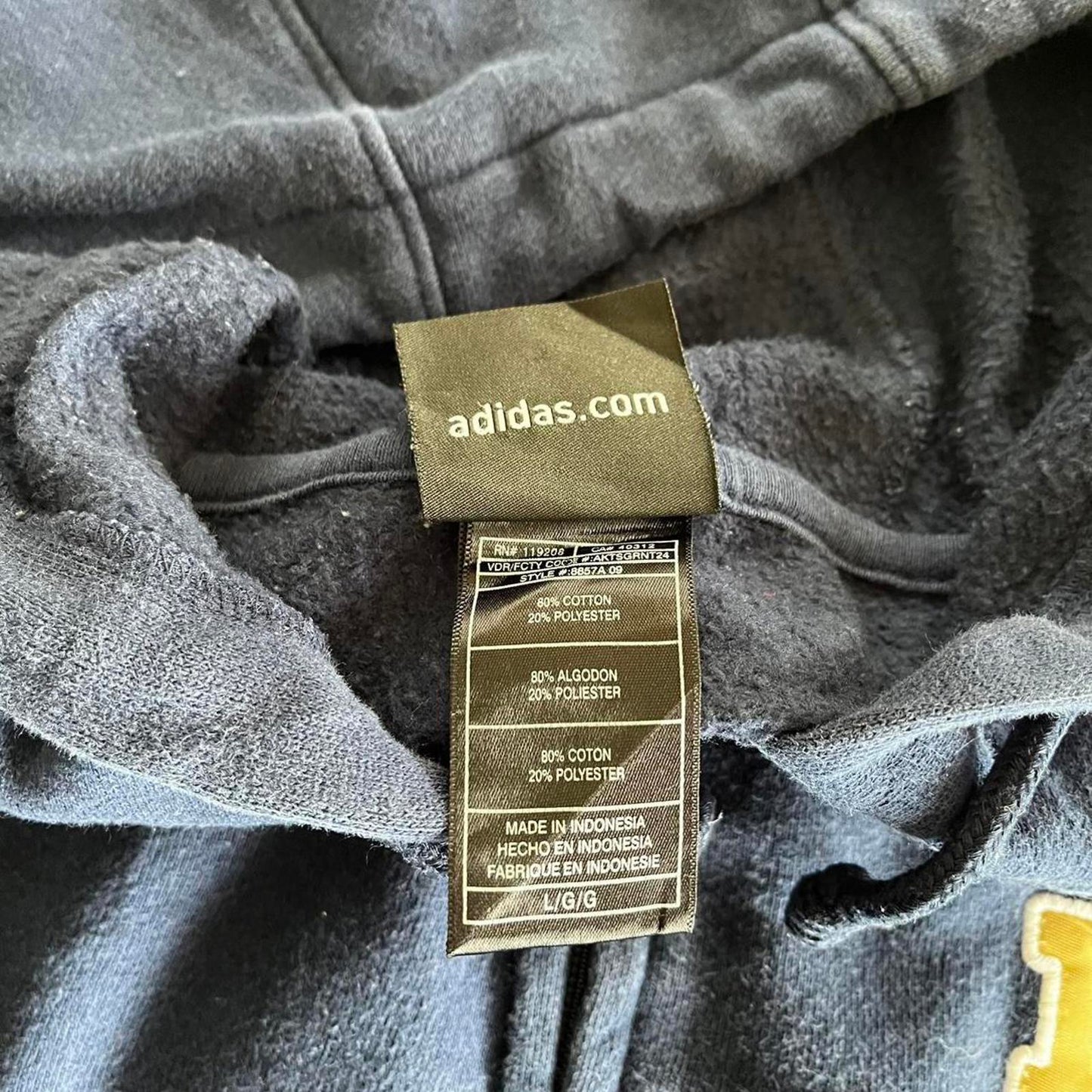 Adidas Notre Dame hoodie.