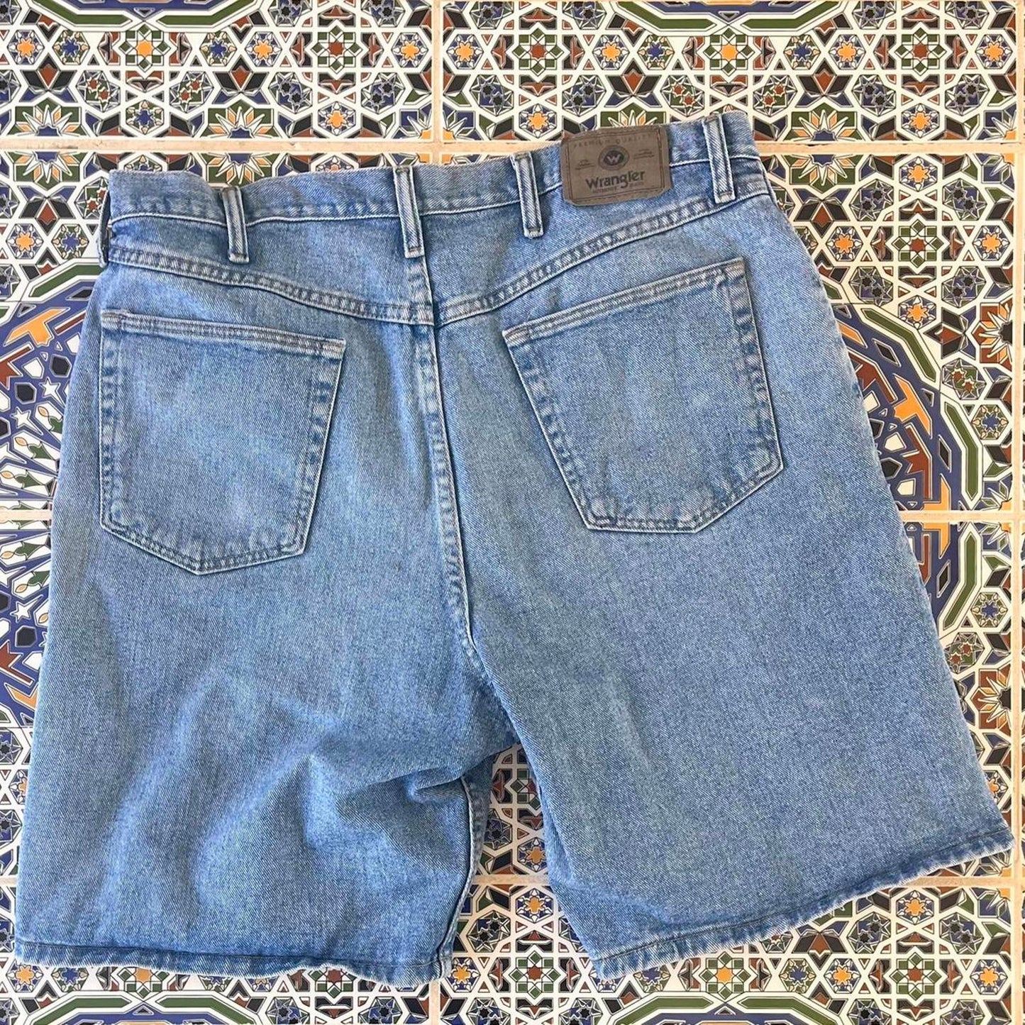 wrangler denim shorts