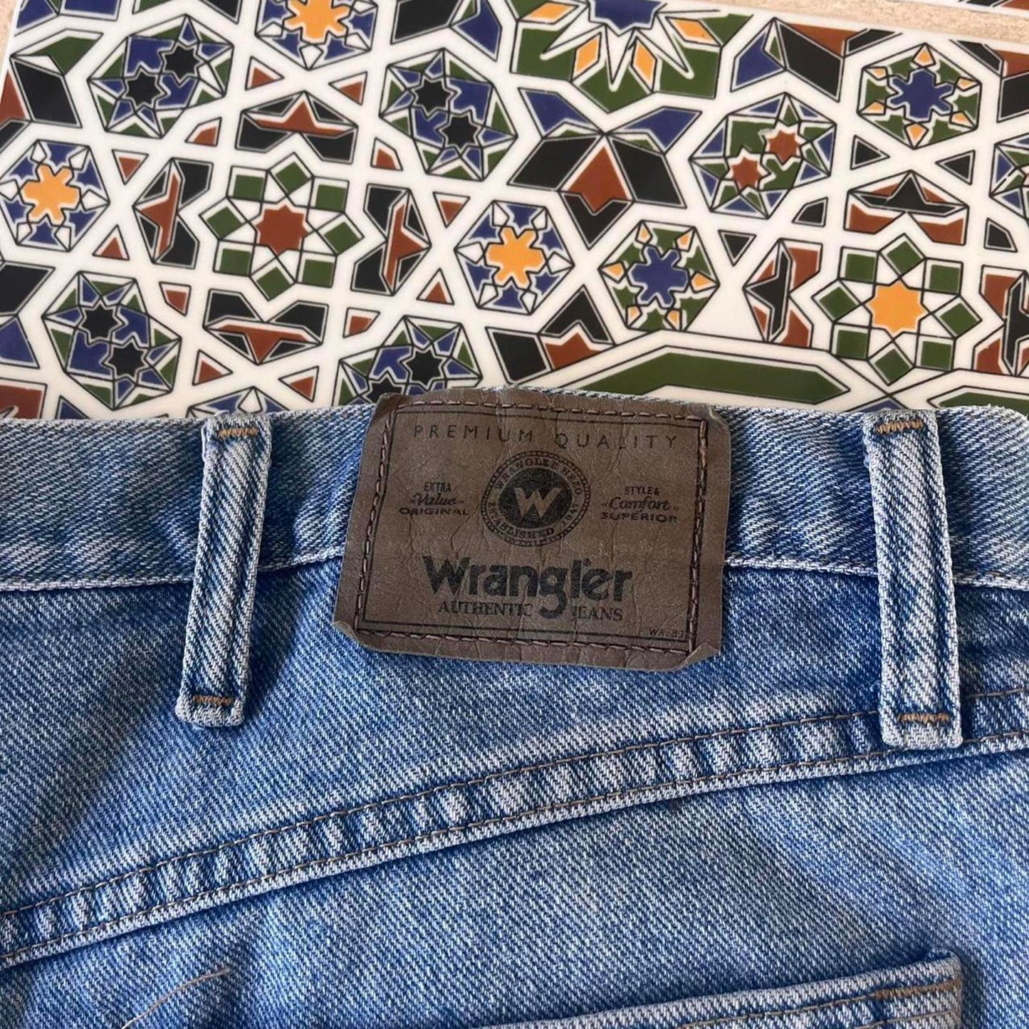 wrangler denim shorts