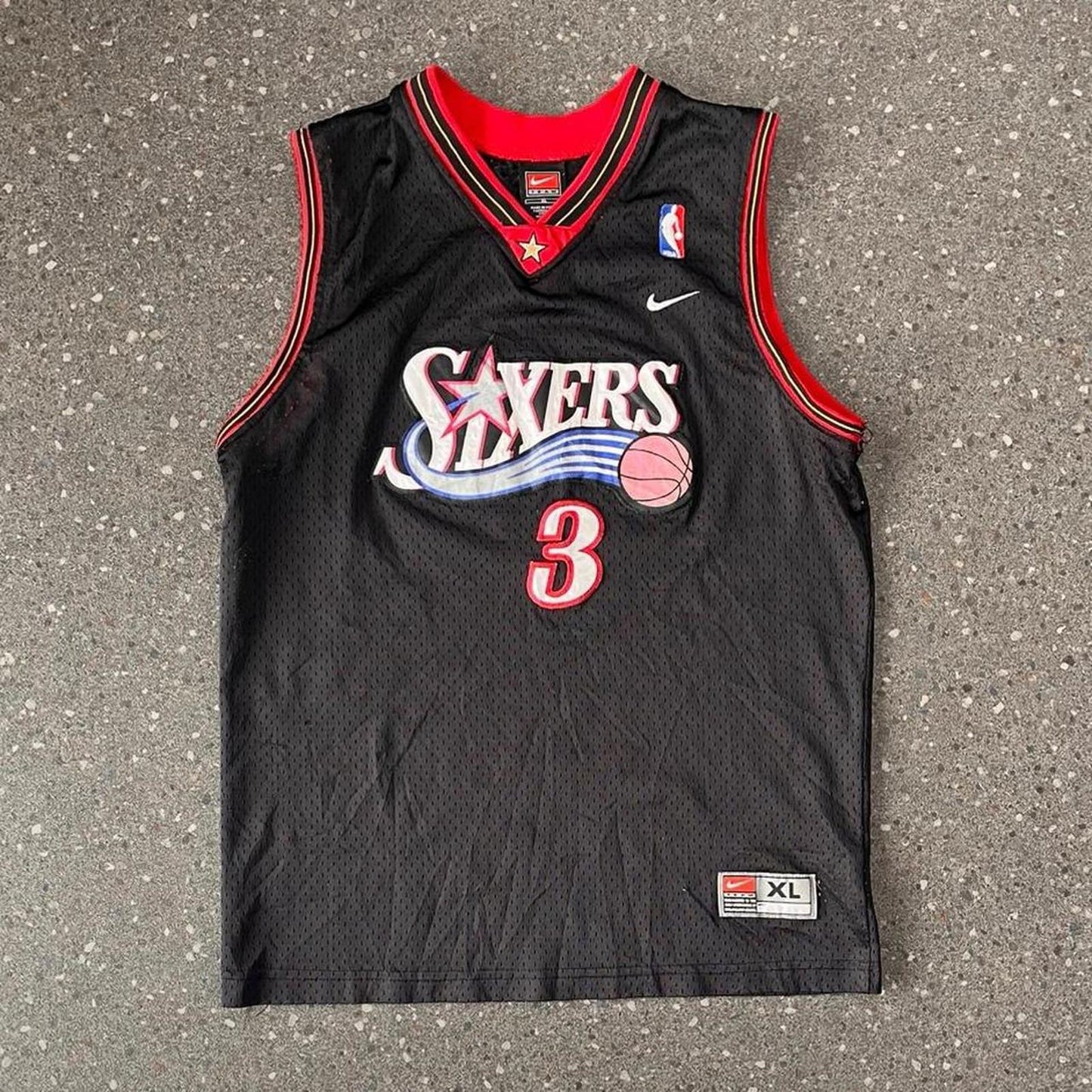 nike allan iverson philadelphia 76ers jersey