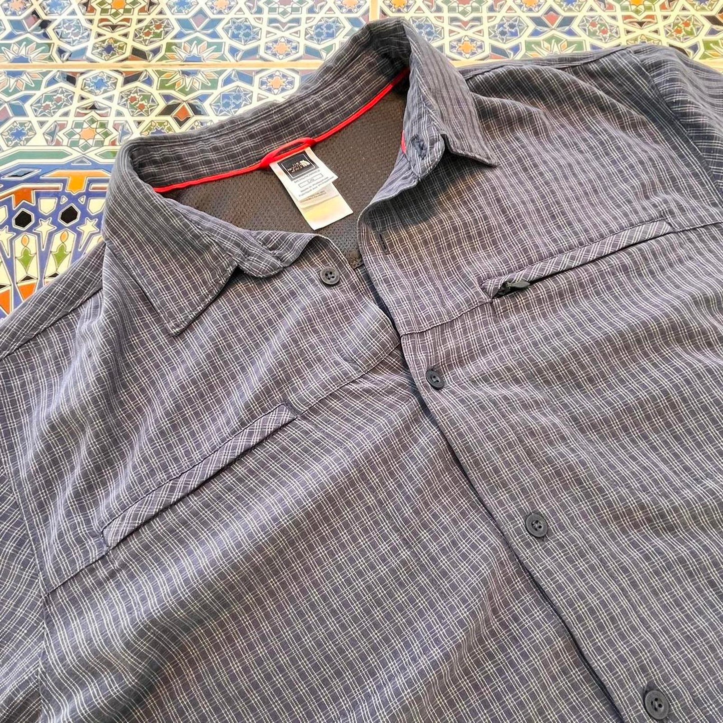 The north face button up shirt