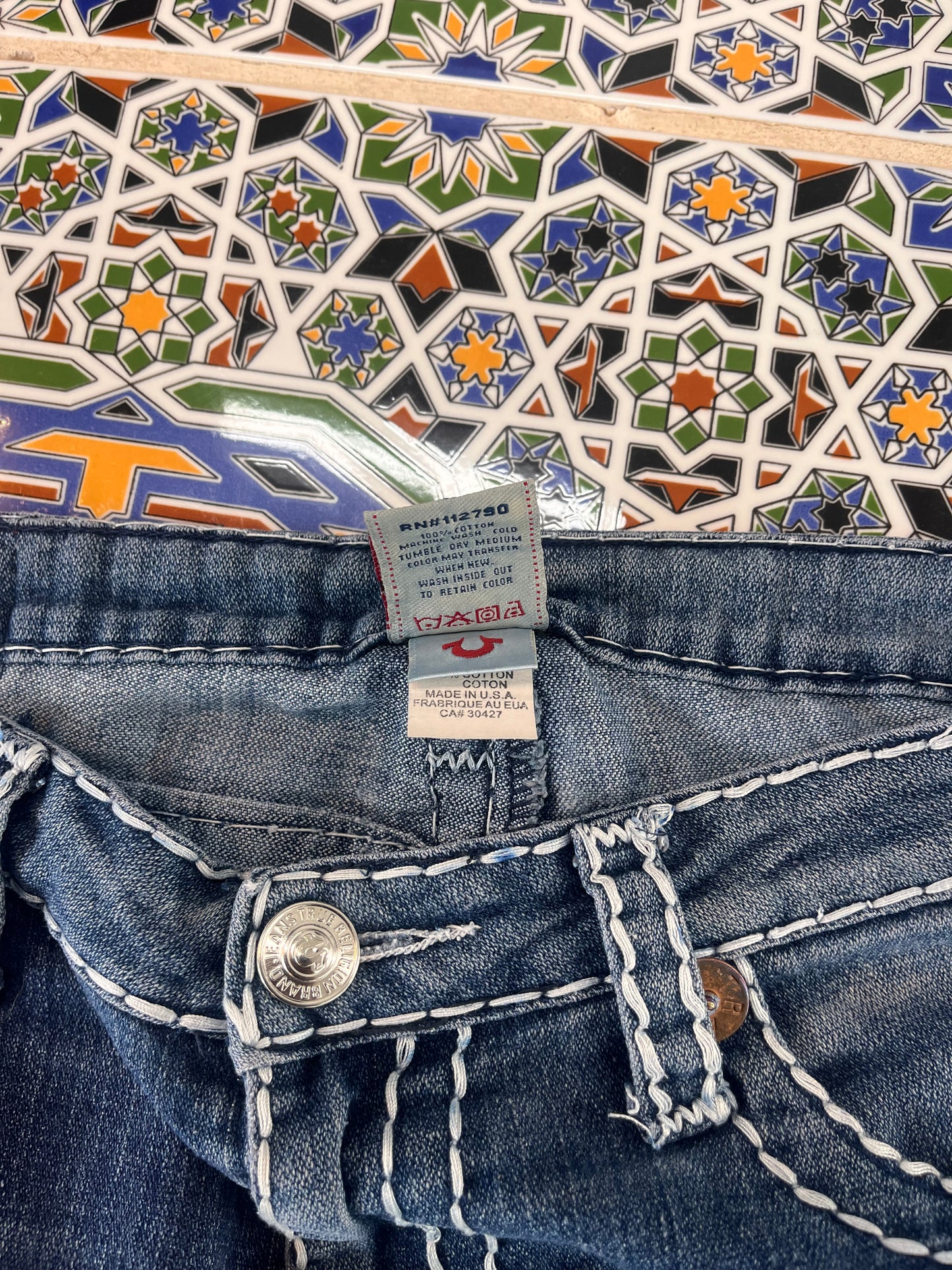 31” women’s true religion jeans