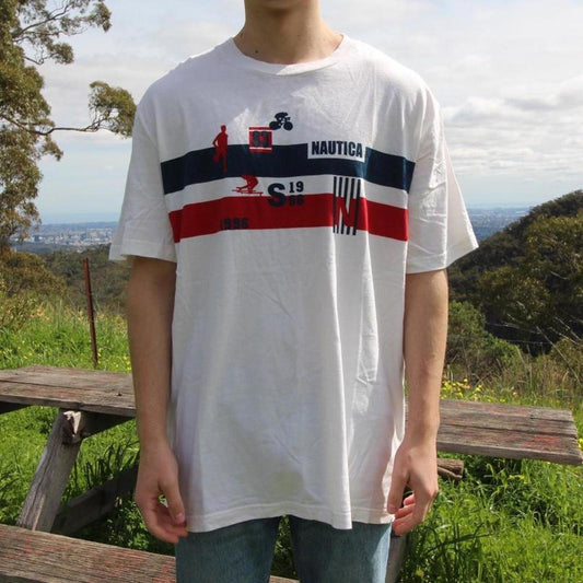 Nautica competition Olympic themed tee