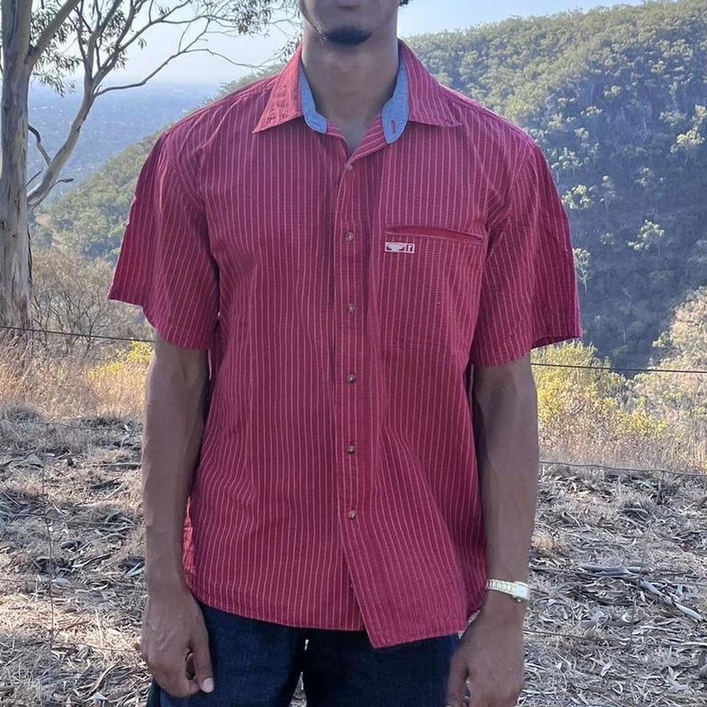 rivers short sleeved button up shirt