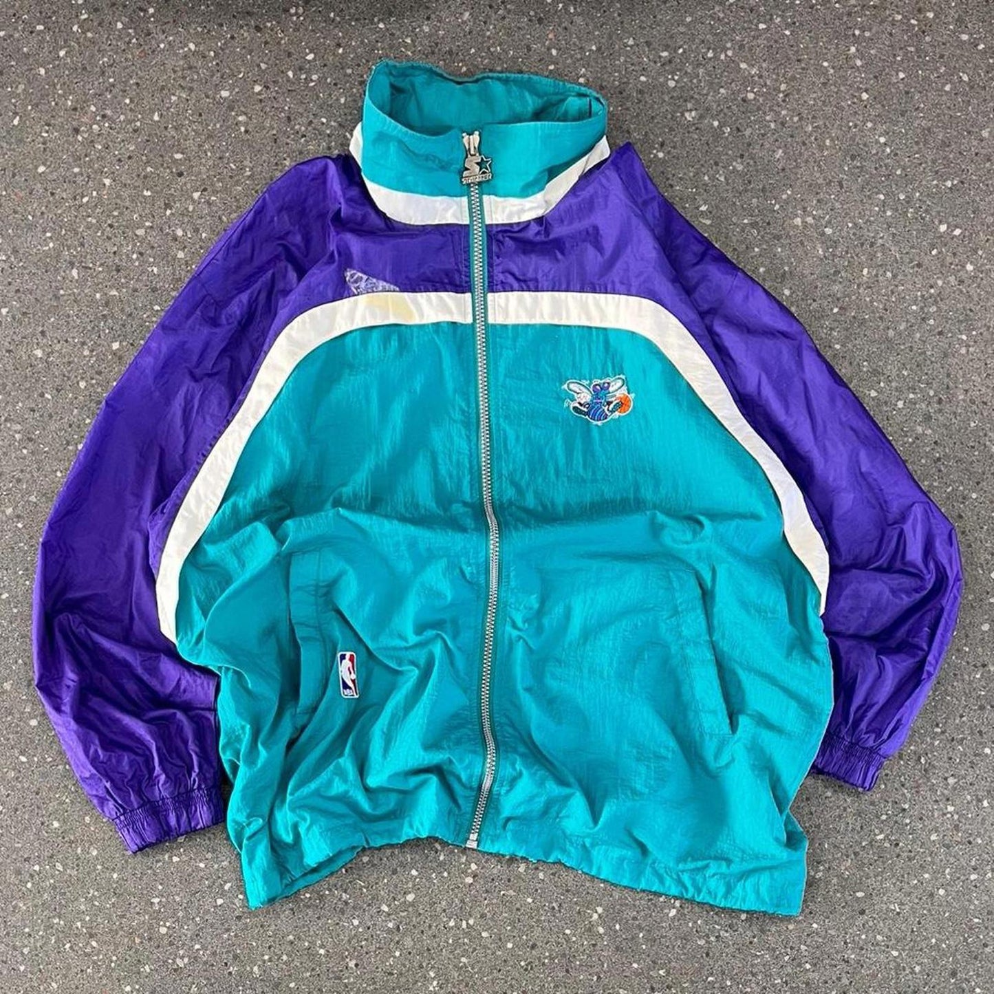 starter charlotte hornets jacket