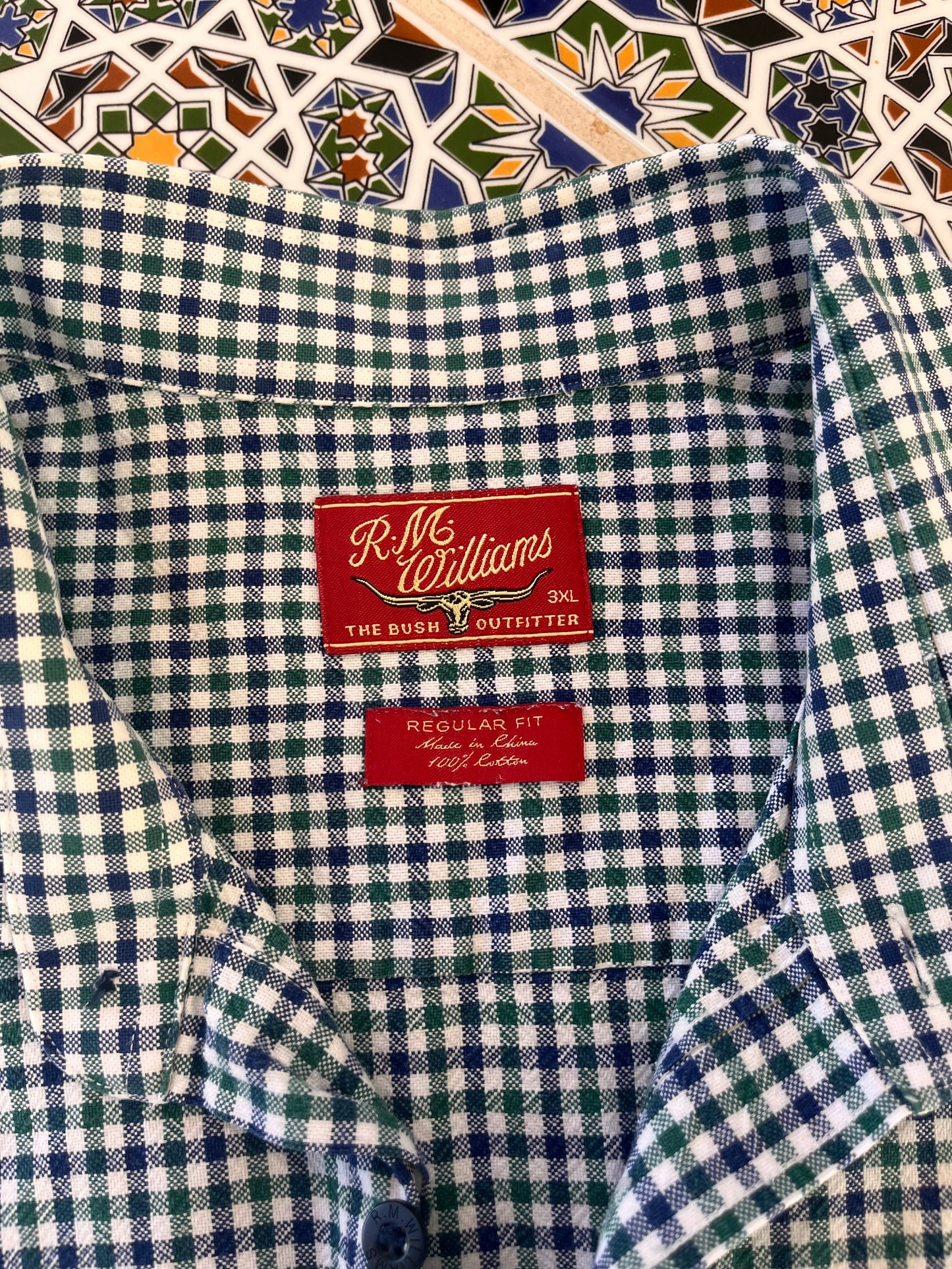 3XL RM Williams button up shirt