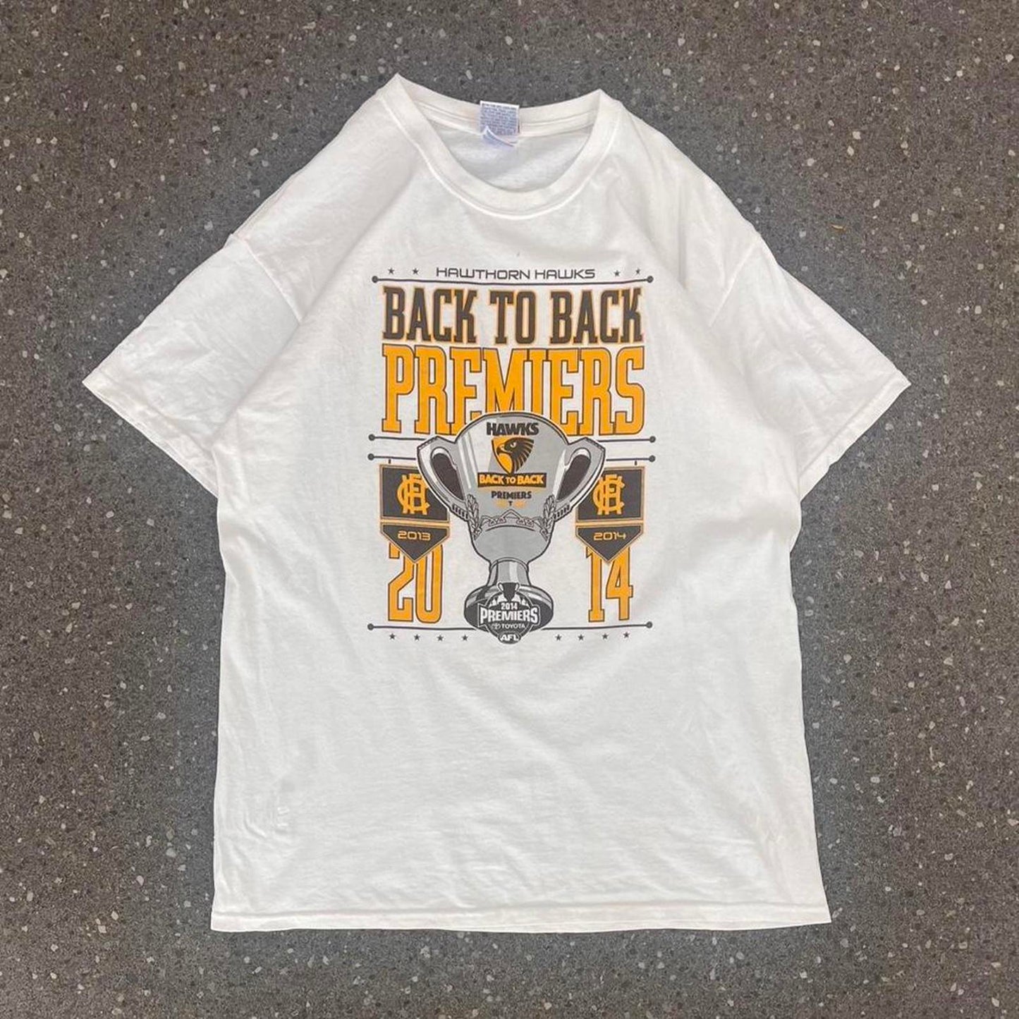 2014 hawthorn premiership tshirt