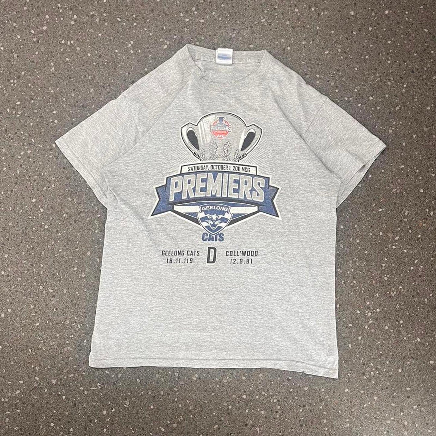 2011 Geelong premiership tshirt