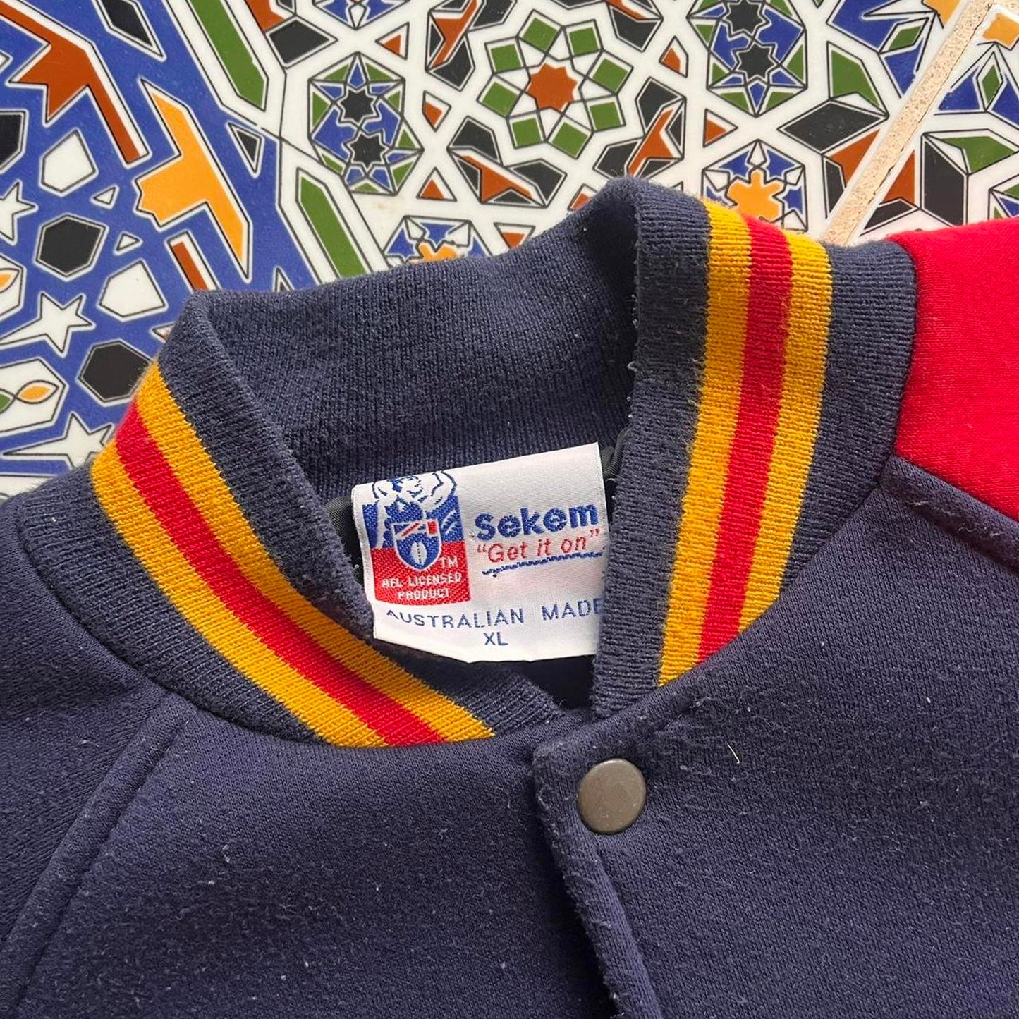 Vintage crows bomber jacket