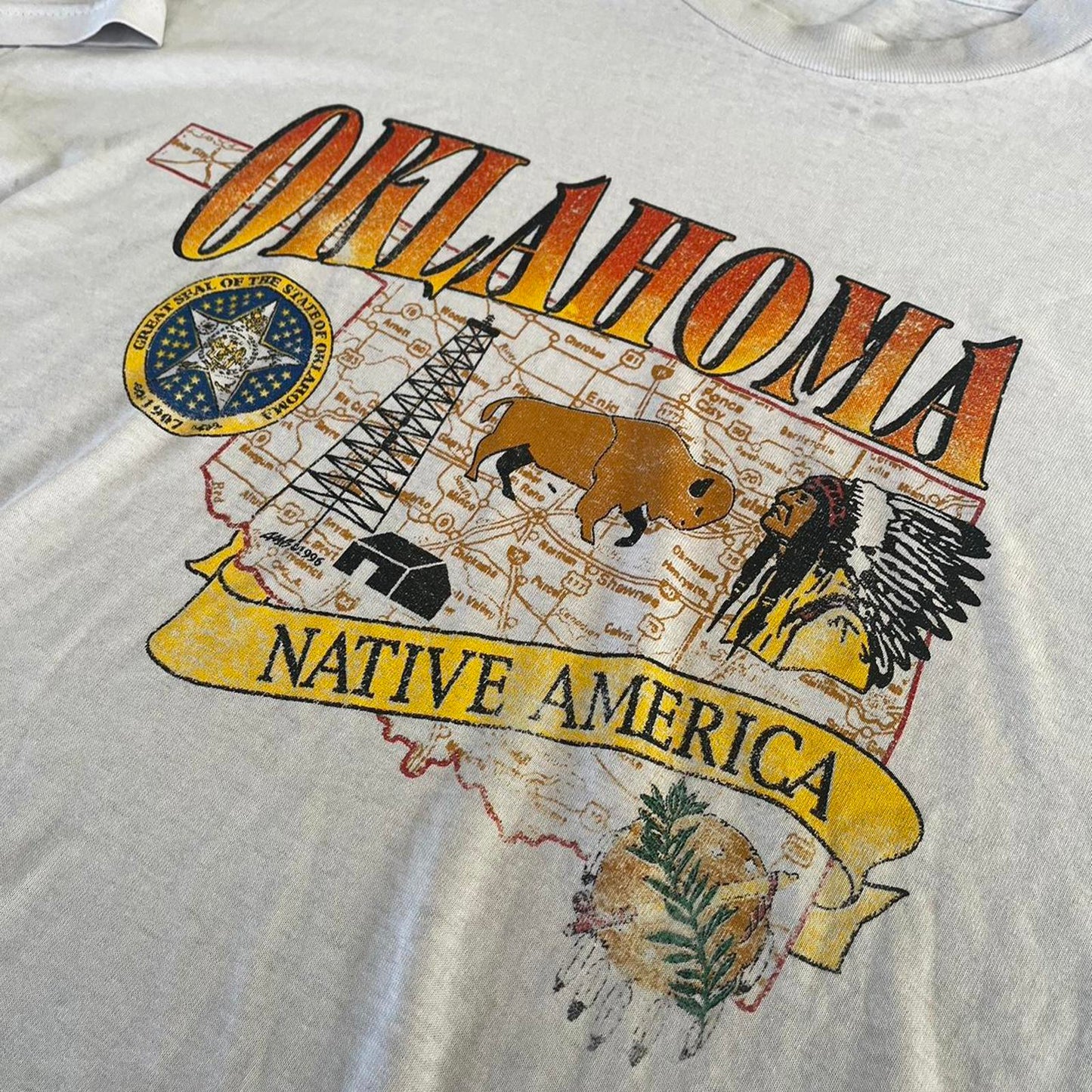 Oklahoma native America tourist tee