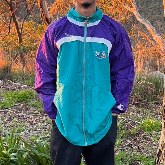starter charlotte hornets jacket