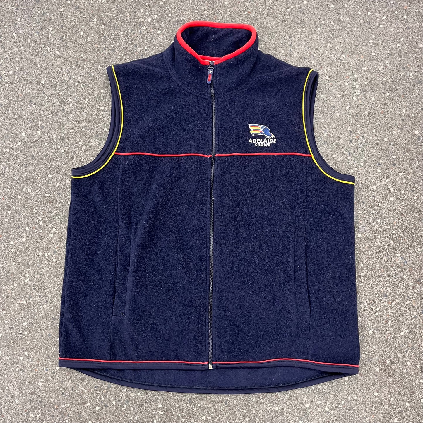 XL Adelaide crows fleece vest