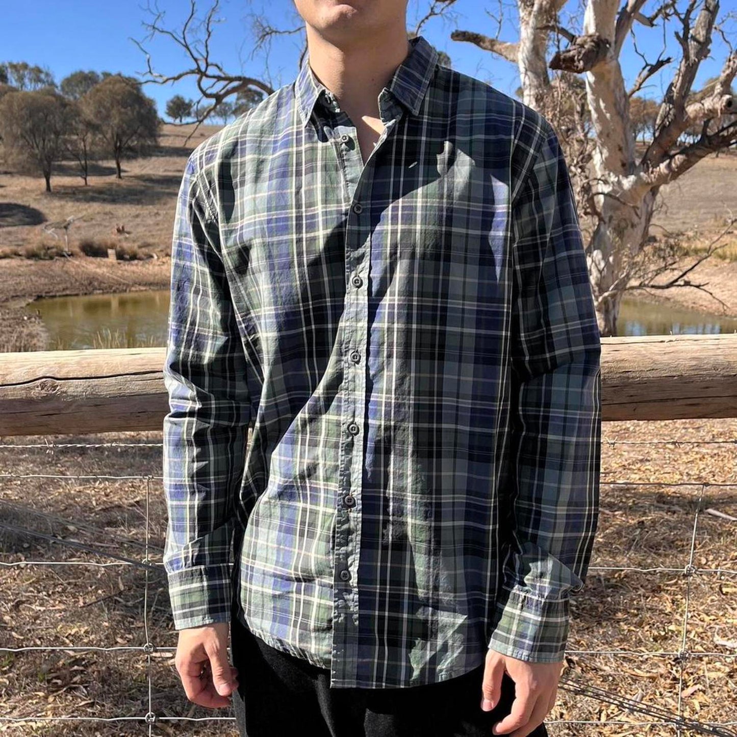 Hugo boss button up shirt