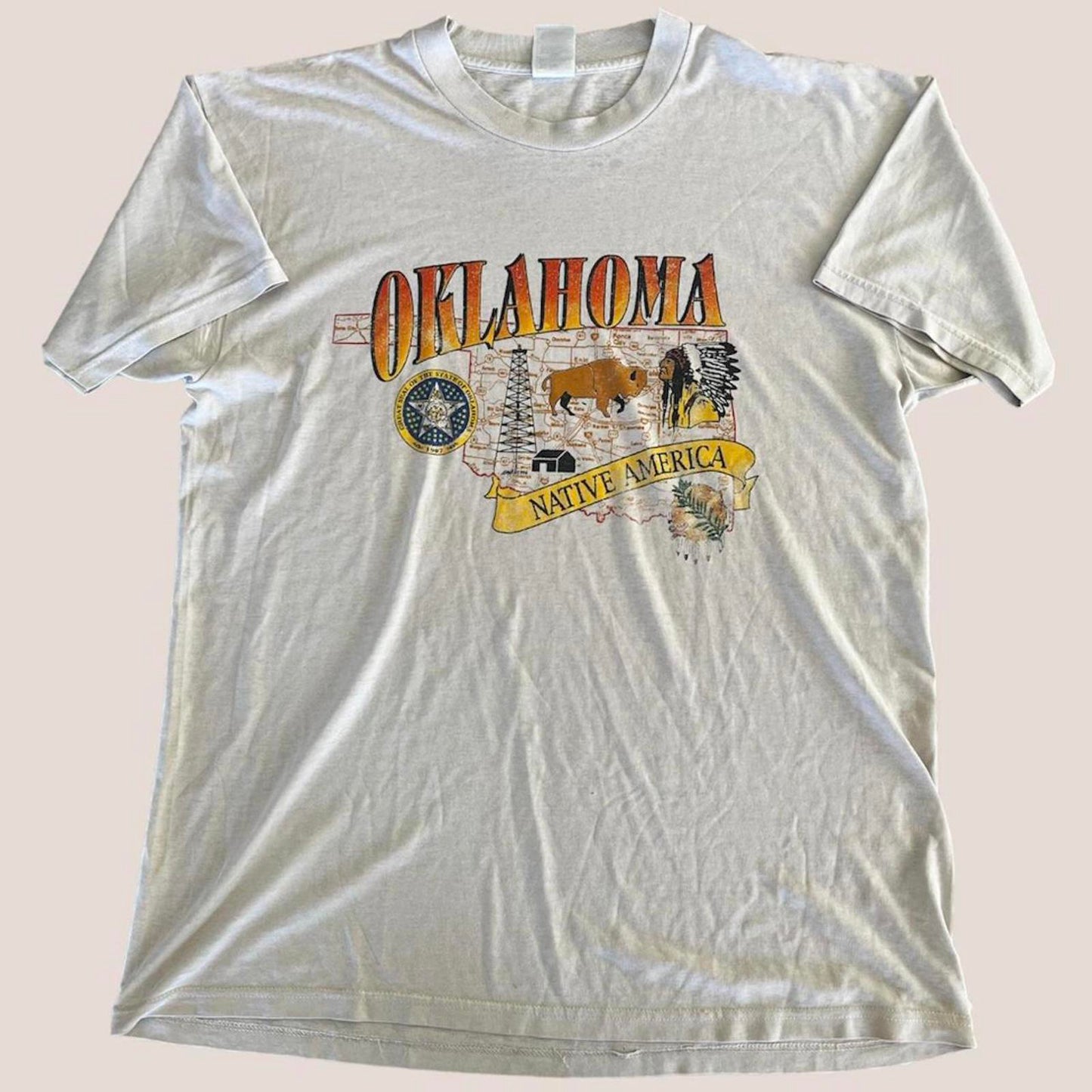 Oklahoma native America tourist tee
