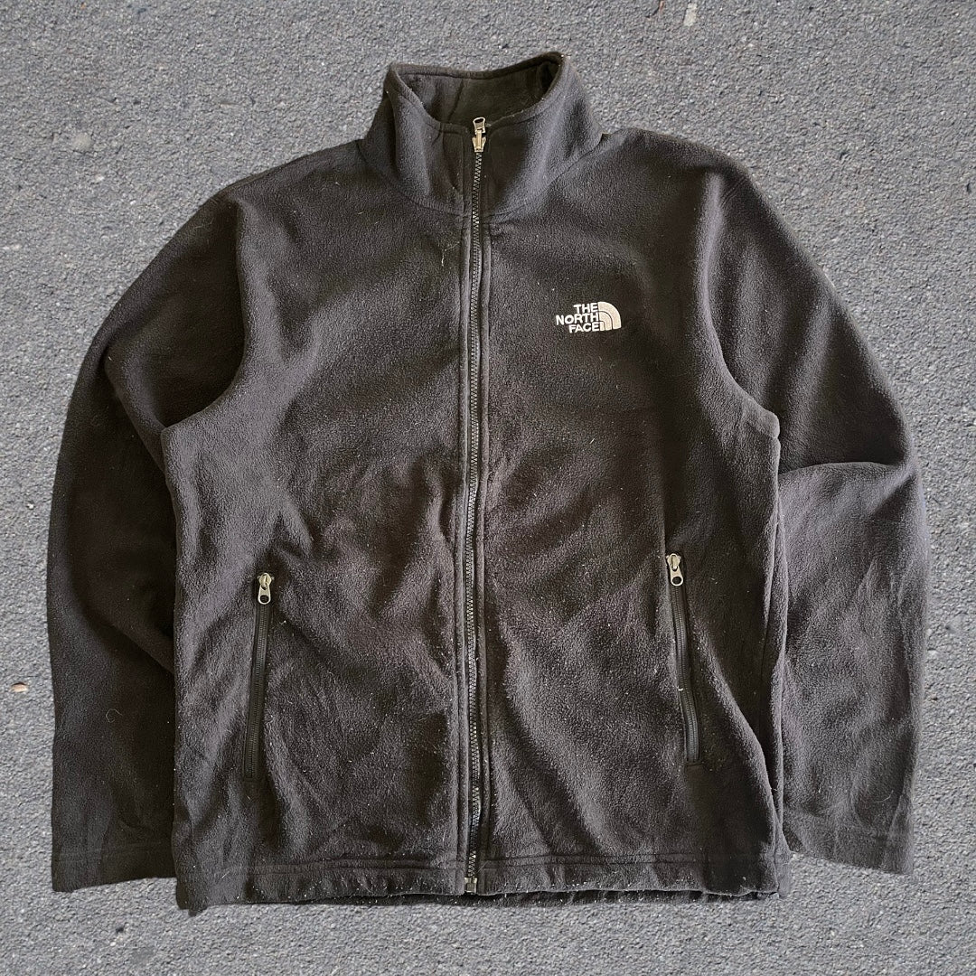 M the north face fleece sweater jacket