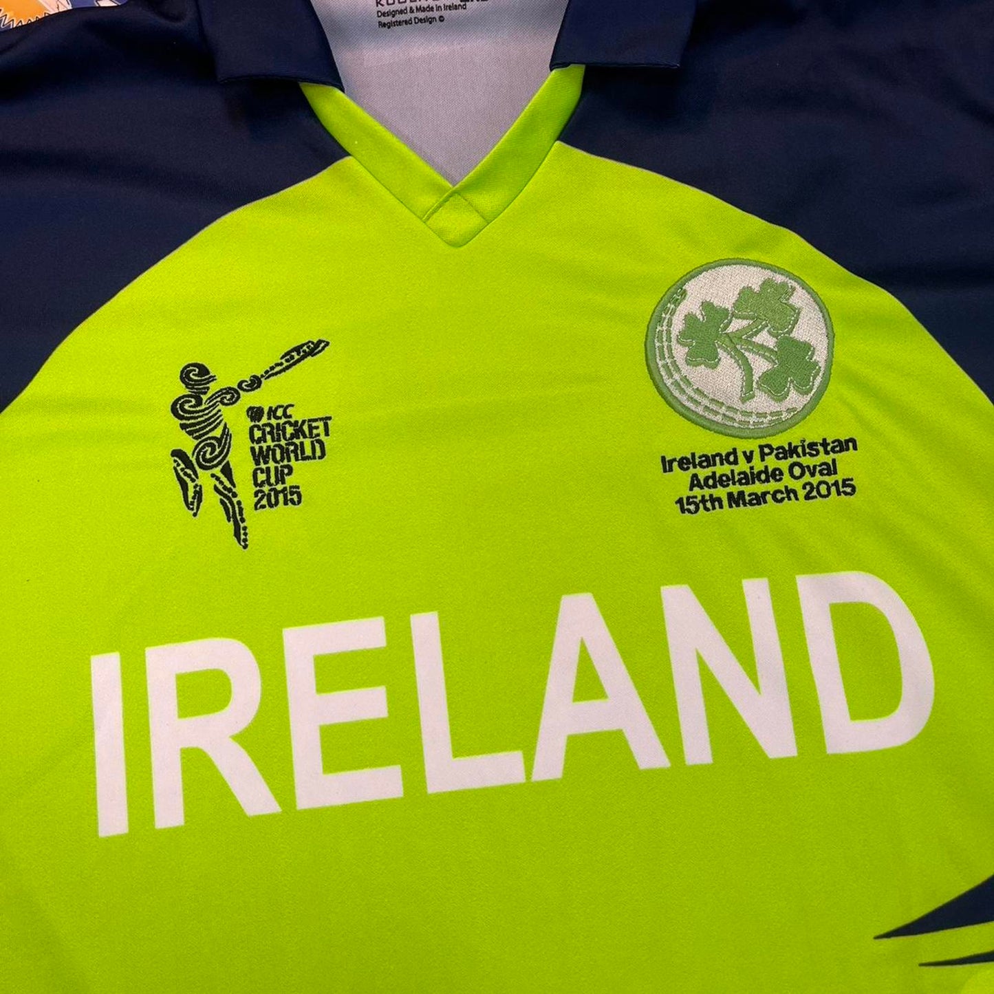 2015 ireland cricket world cup jersey