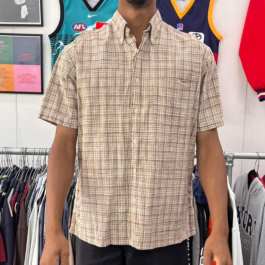 nautica short sleeved button up shirt