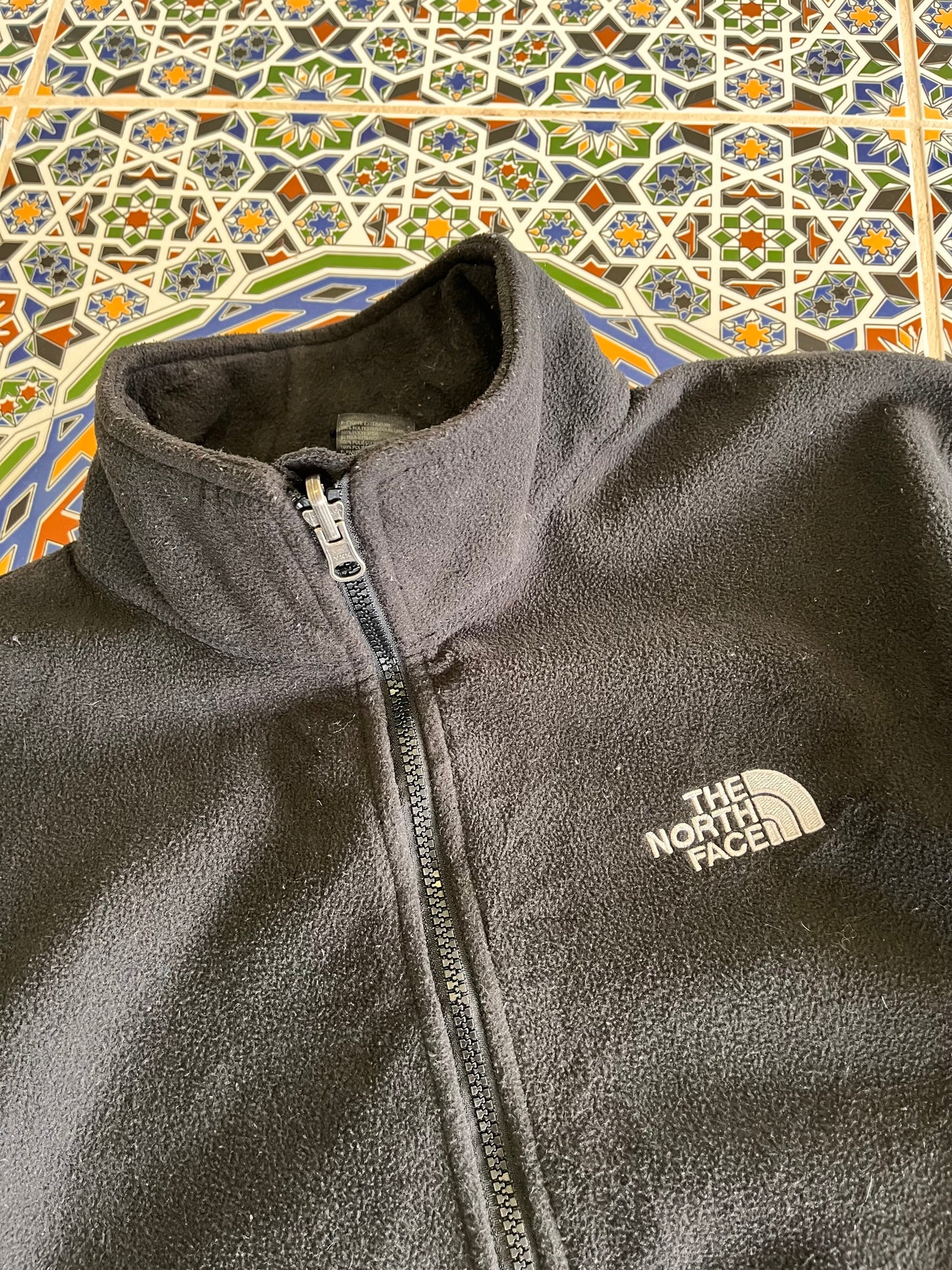 M the north face fleece sweater jacket