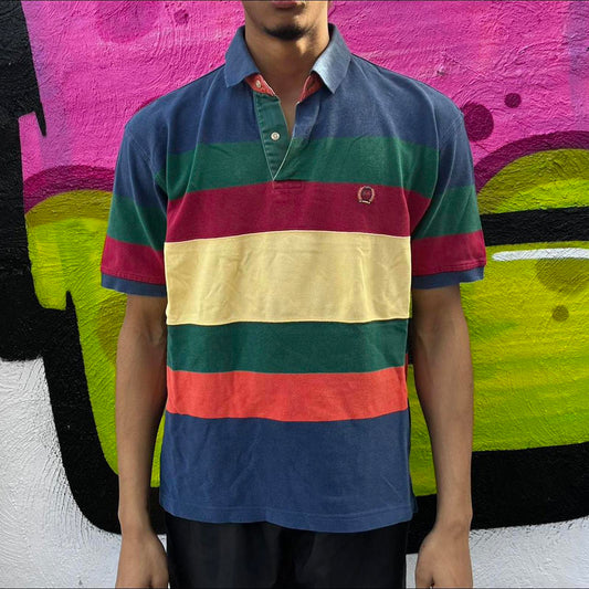 Vintage Tommy Hilfiger colour block polo