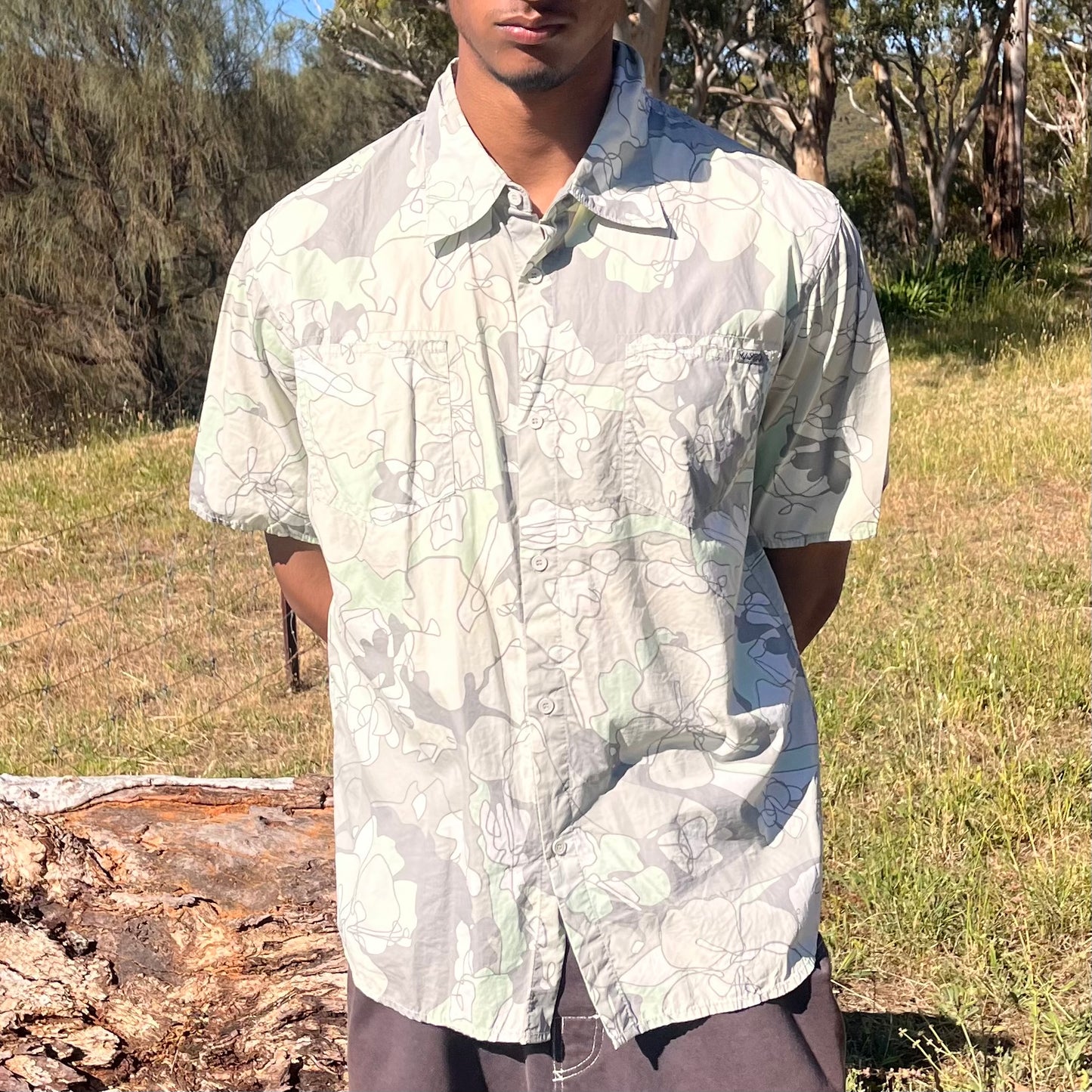 XL Mambo short sleeved button up shirt