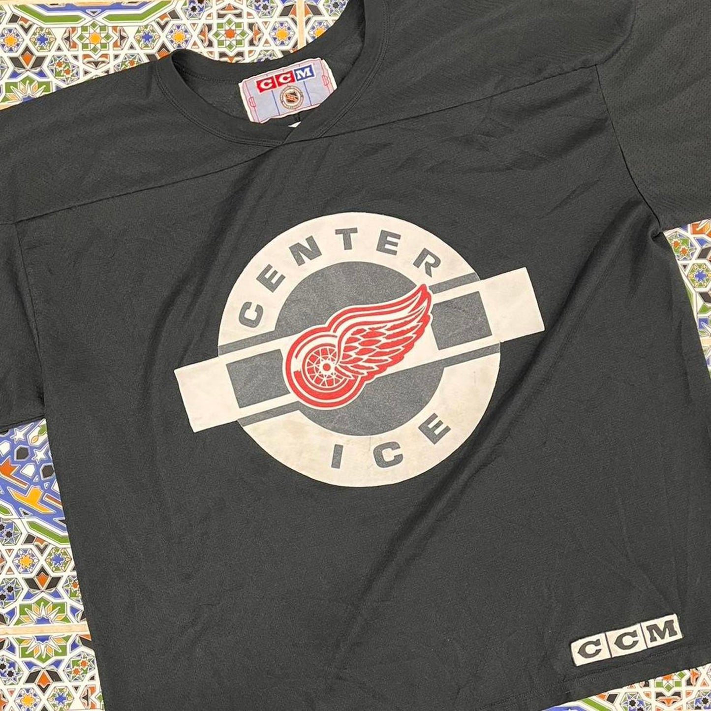 CCM detroit red wings jersey