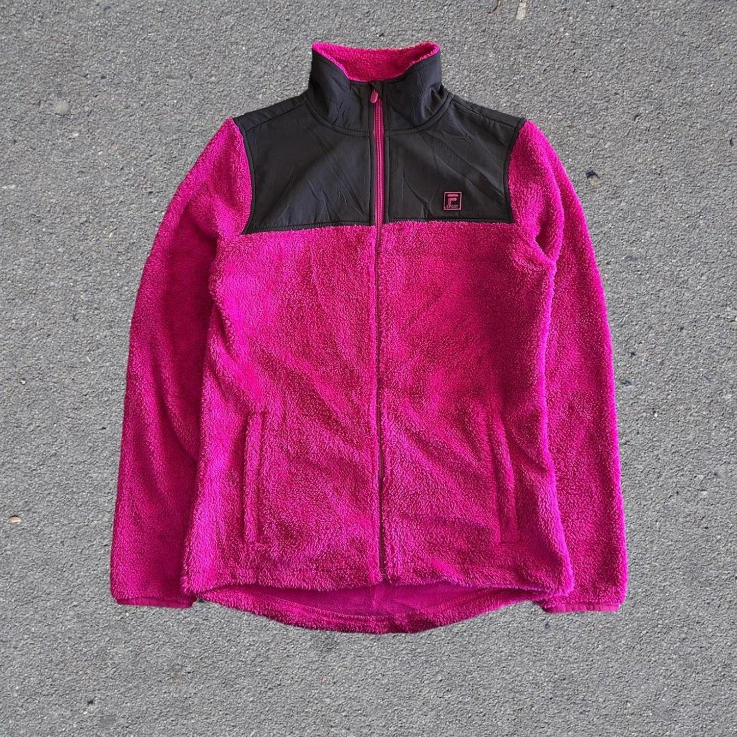 Women's fila fleece sweater jacket