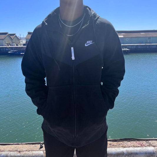 Nike zip up fleece hoodie