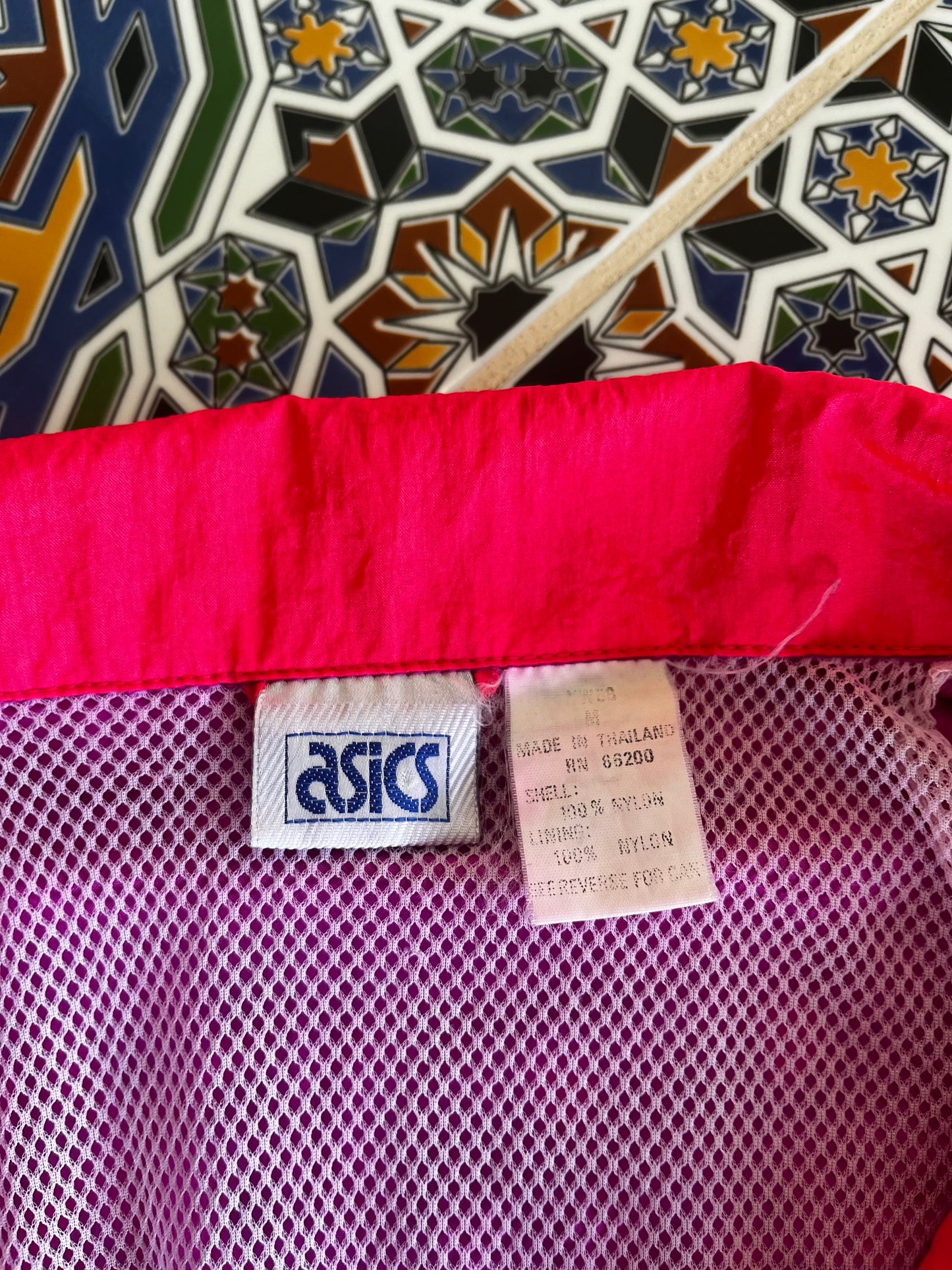 S Vintage ASICS windbreaker