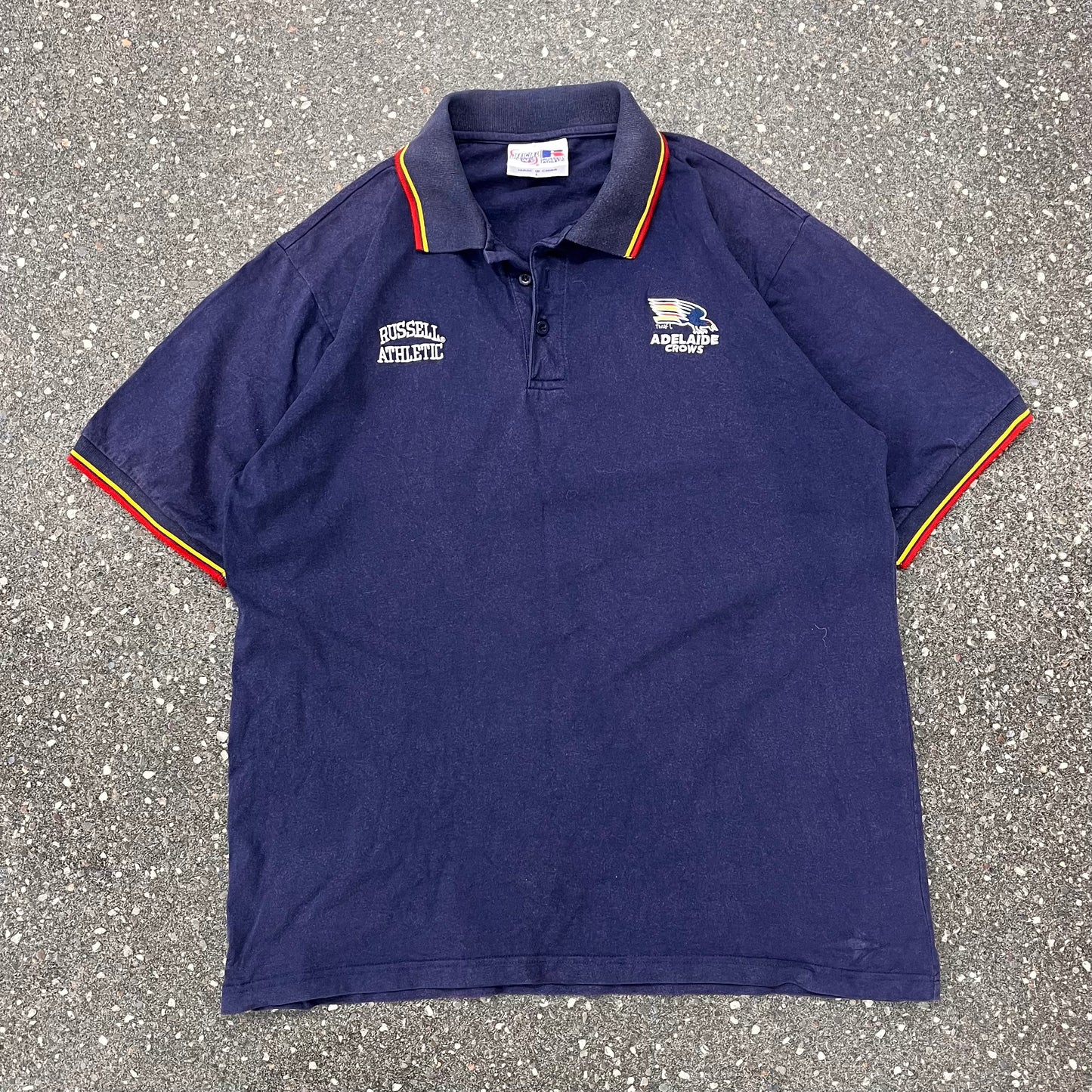 L Russell athletic Adelaide crows polo