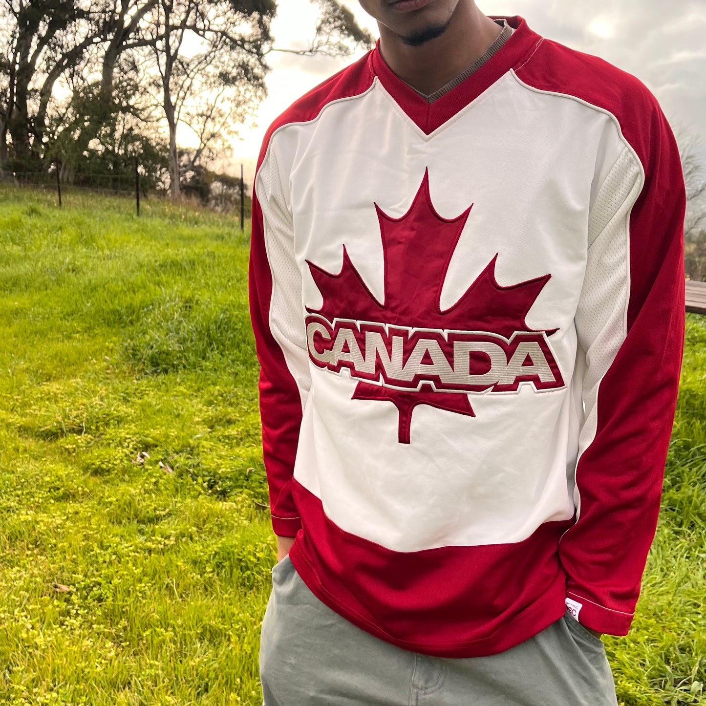 M 06 Canada Winter Olympics ice hockey jersey