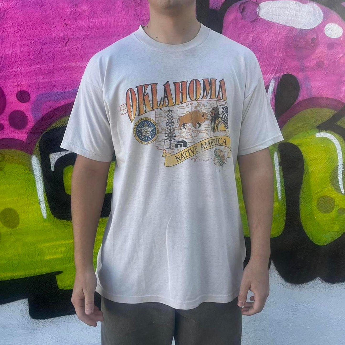 Oklahoma native America tourist tee