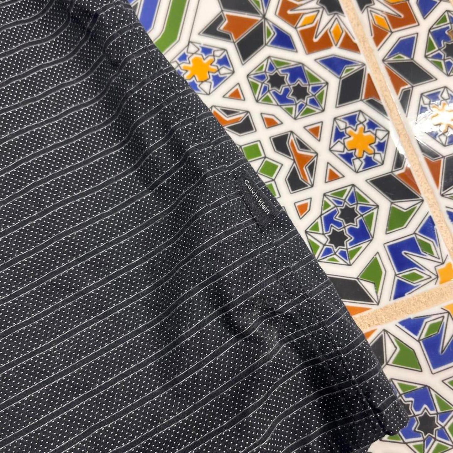Calvin Klein short sleeved button up shirt