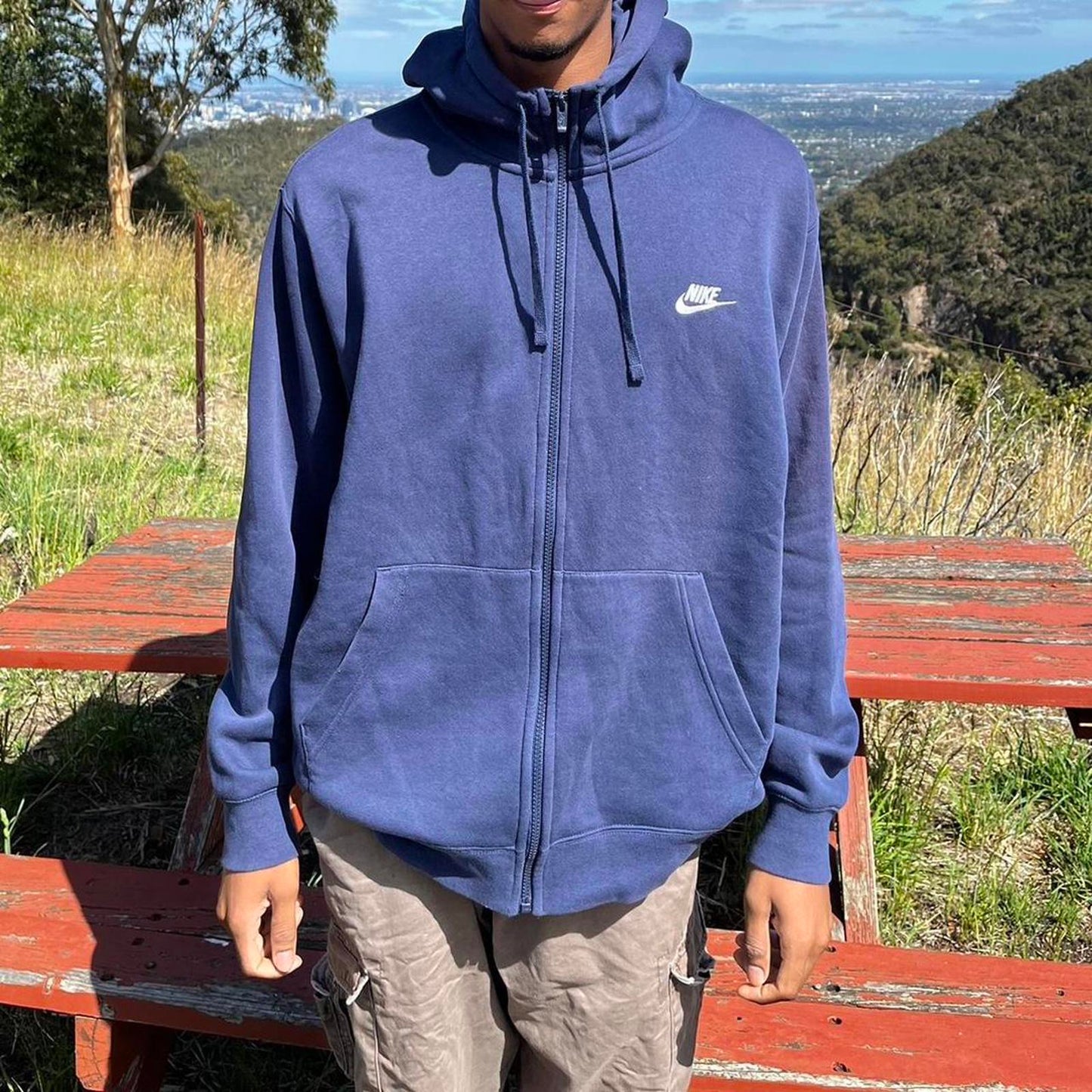 Essential zip up Nike hoodie
