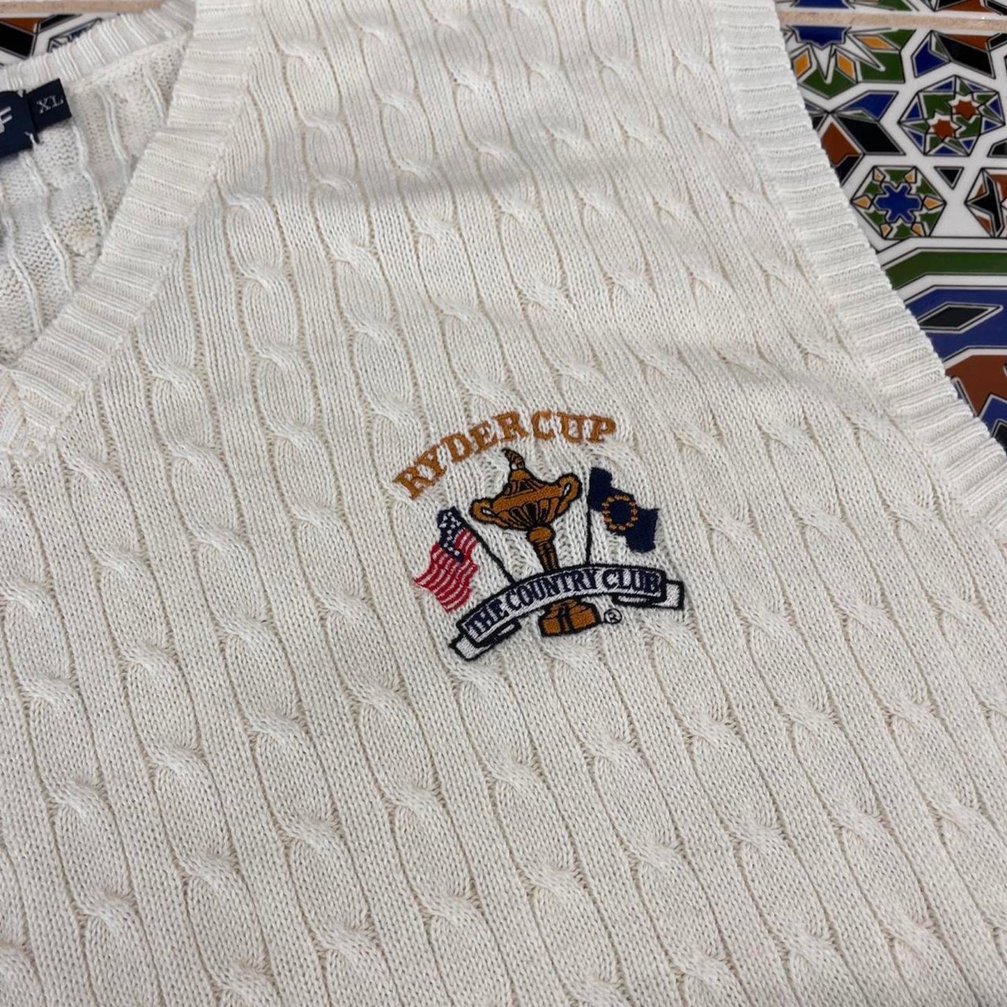 1999 Ryder cup Ralph Lauren cardigan vest