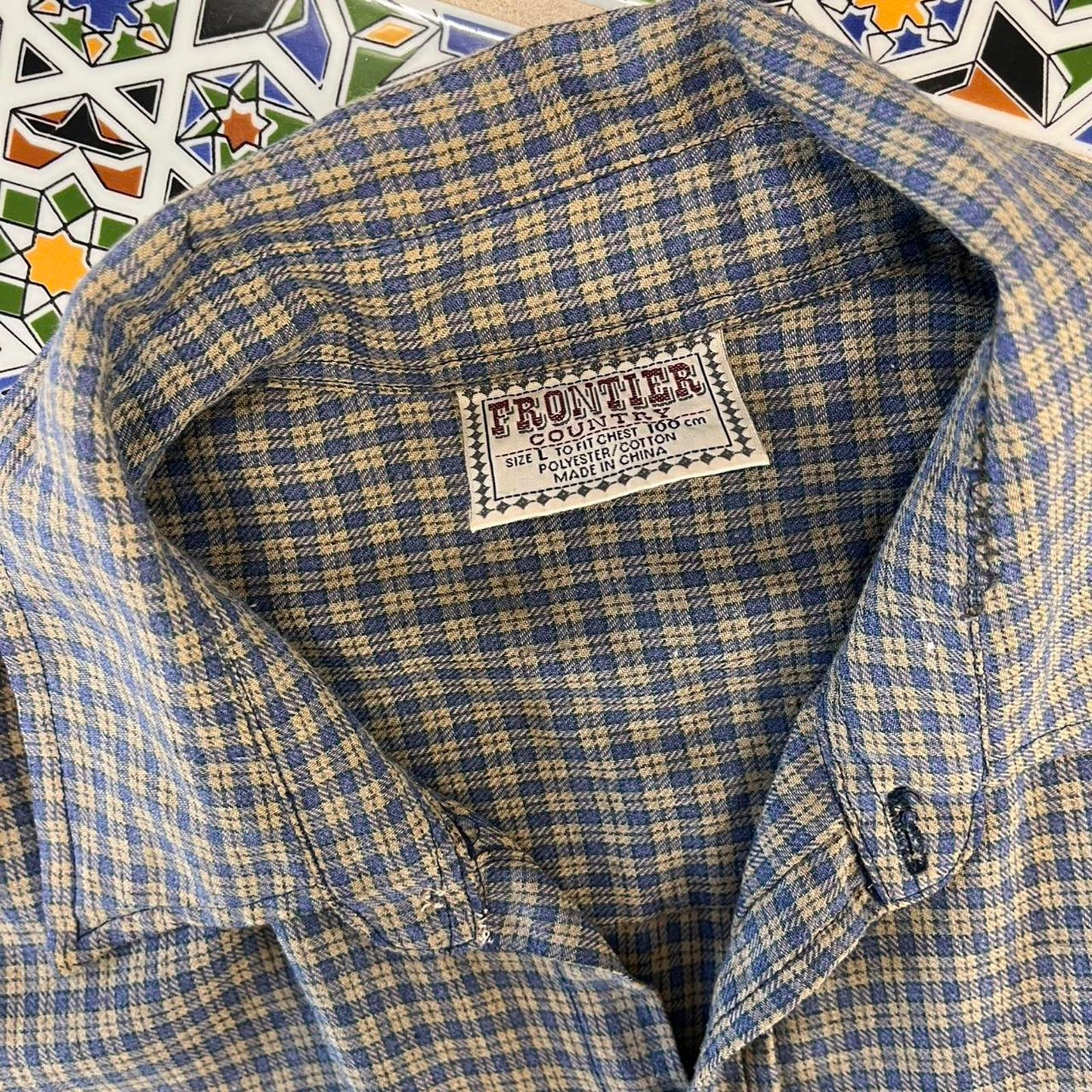 frontier button up shirt