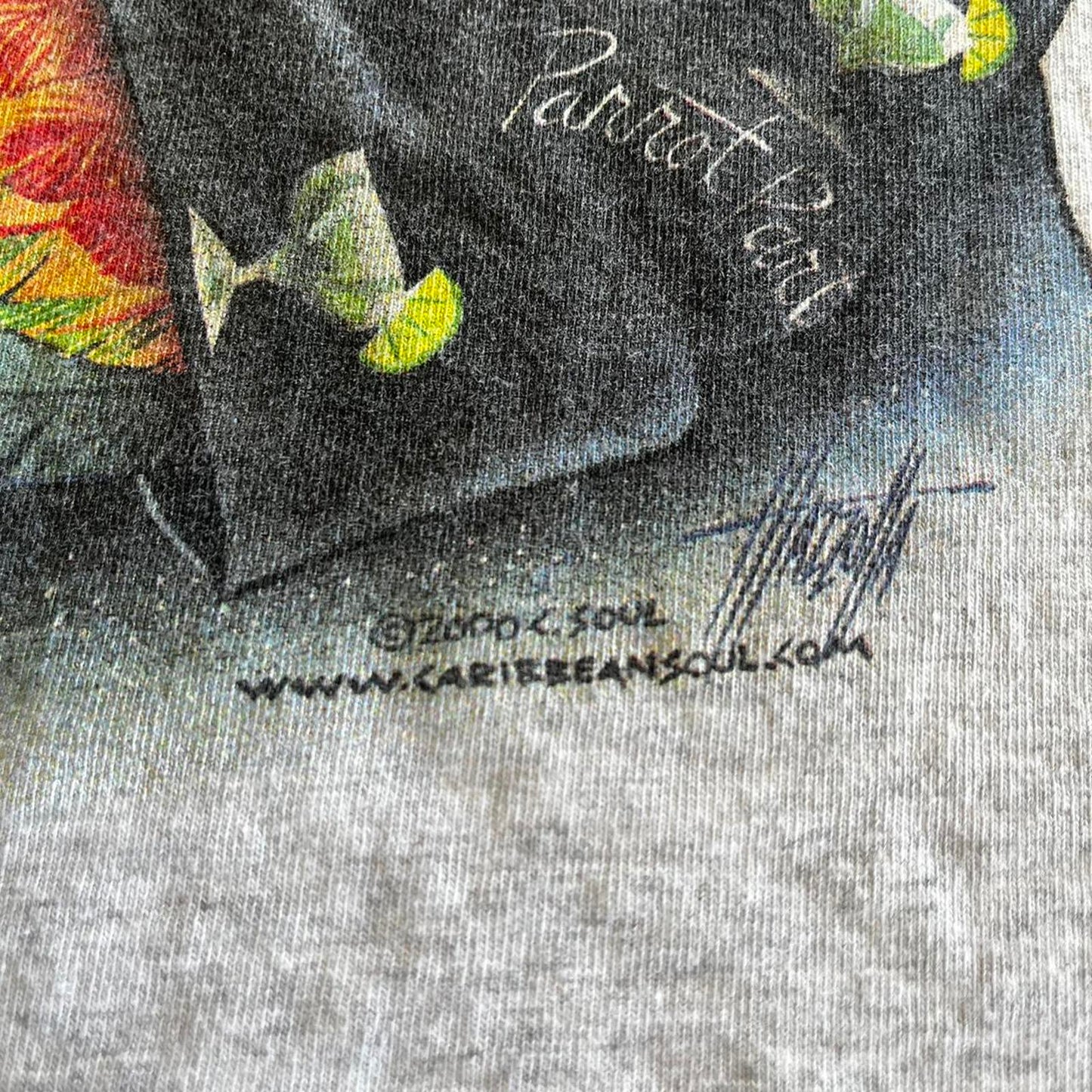 “Got salt? Party parrot” Caribbean soul tank top